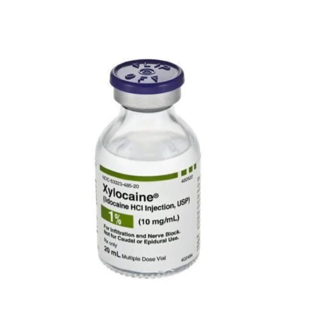 Xylocaine Plain Injection 1% MDV 20mL, 25/Package thumbnail 2