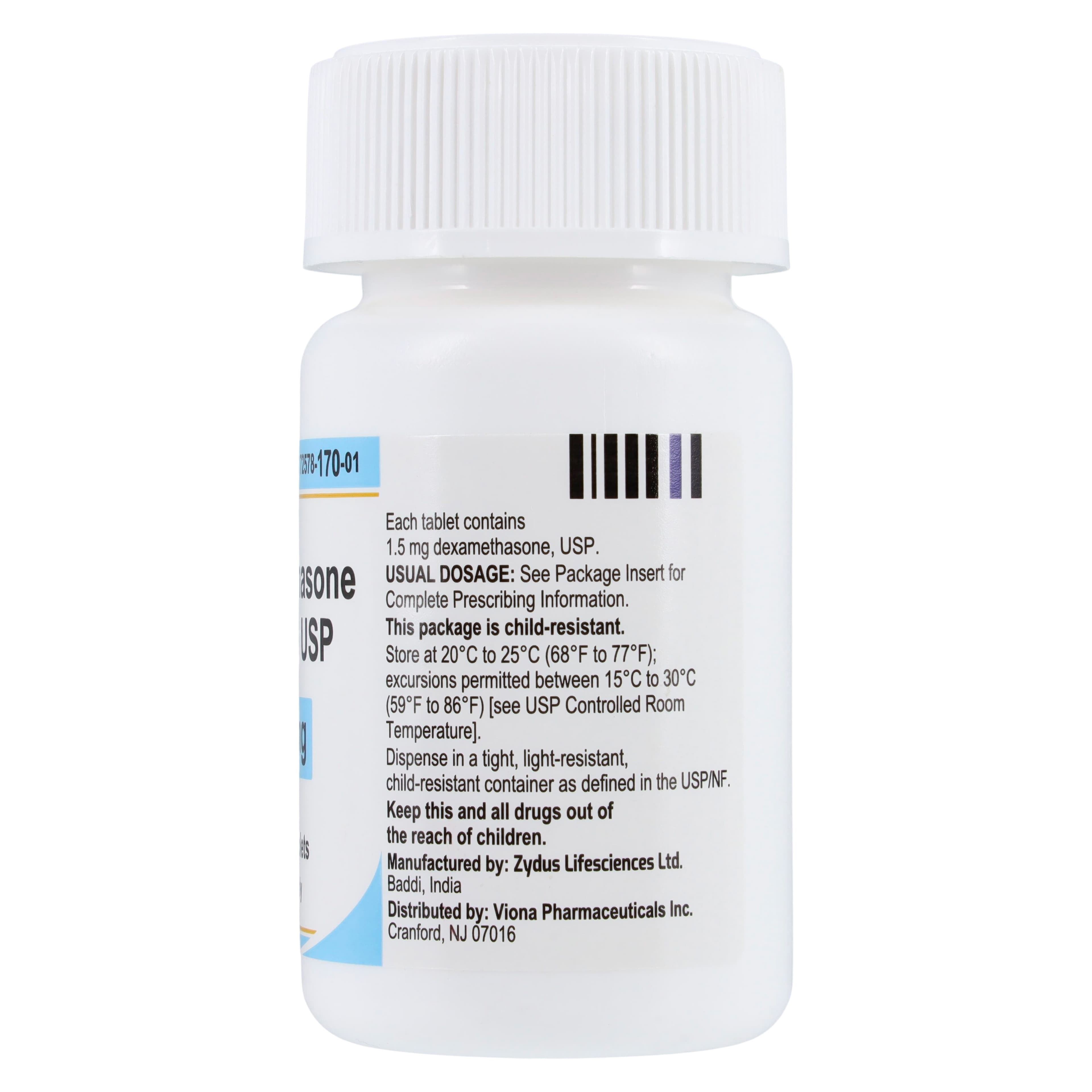 Dexamethasone Tablets, 1.5mg, 100/Bottle thumbnail 2