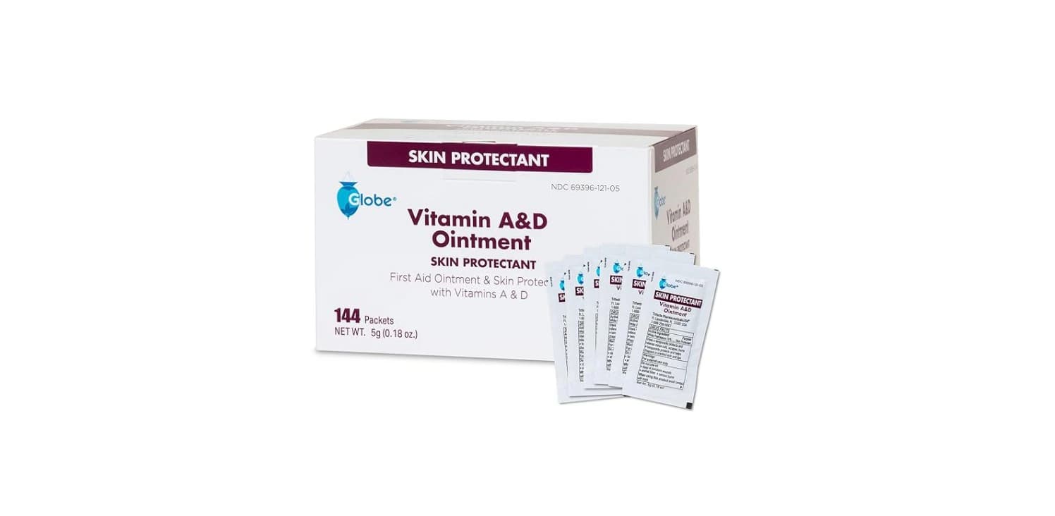 Trifecta Pharmaceuticals Vitamin A&D Skin Protectant Ointment, Foil Pack, 5g, 144/Box thumbnail 2