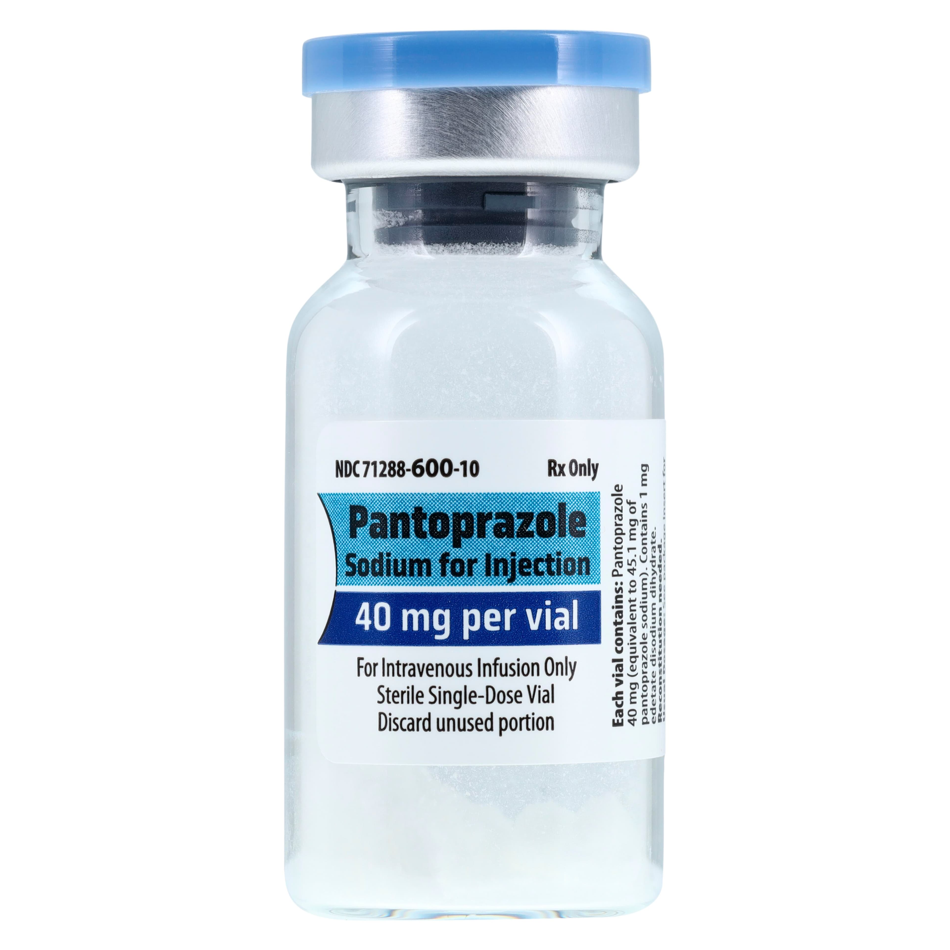 Pantoprazole Sodium Injection, 40 mg/vial, Single-Dose Vial, 10/Package, Meitheal Pharmaceuticals thumbnail 2