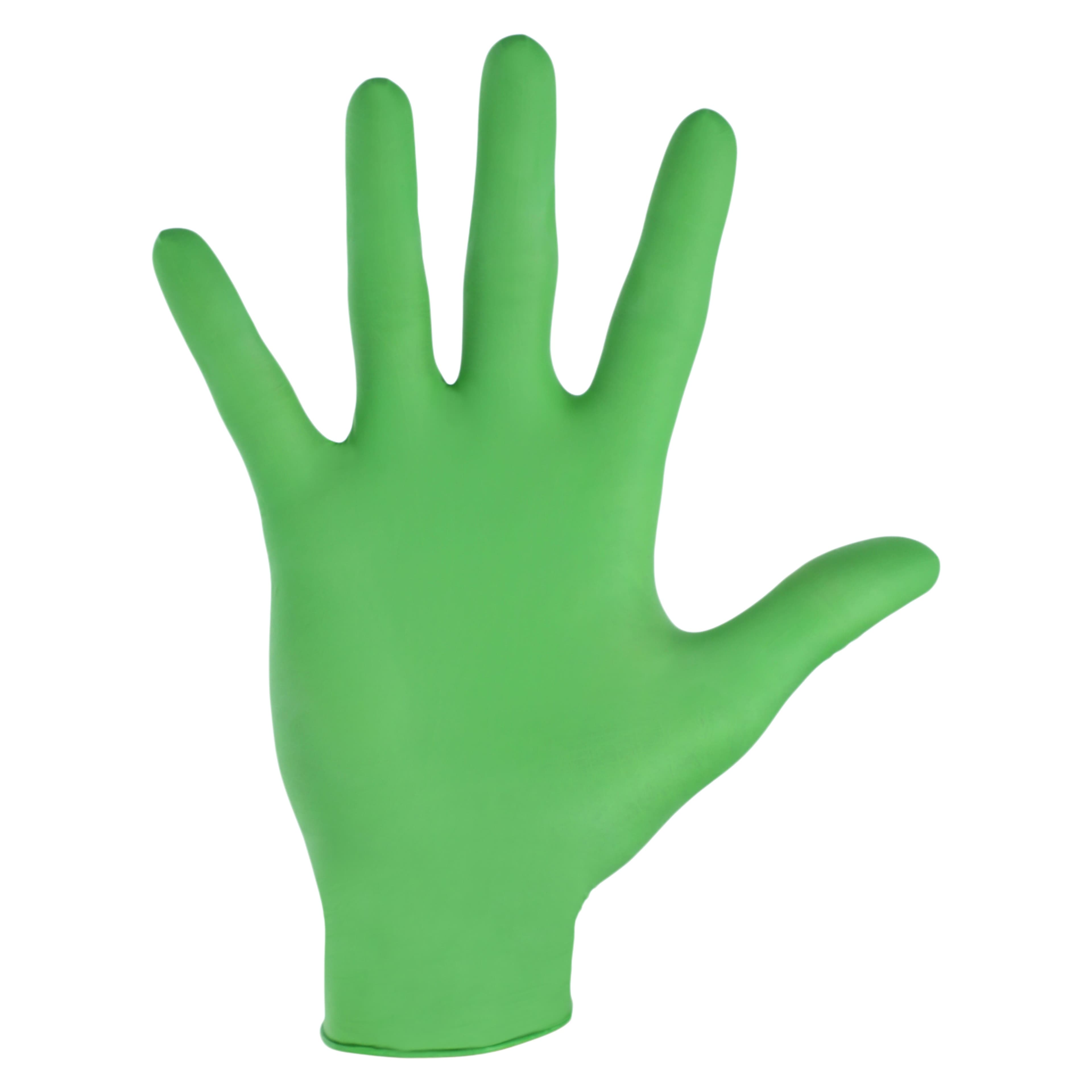 O & M Halyard Flexaprene Green Chloroprene Exam Gloves, X-Large, Non-Sterile, Green, 180/Box thumbnail 2
