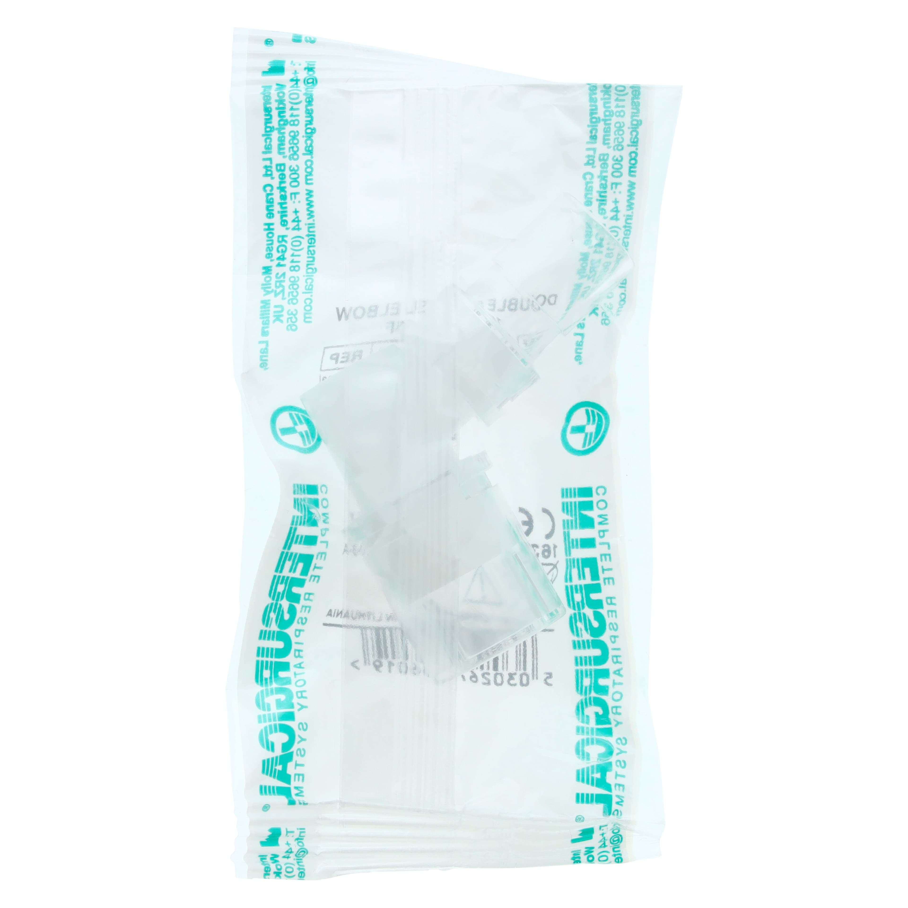Intersurgical Double Swivel Elbow, 15mm OD / 22mm, Each thumbnail 2