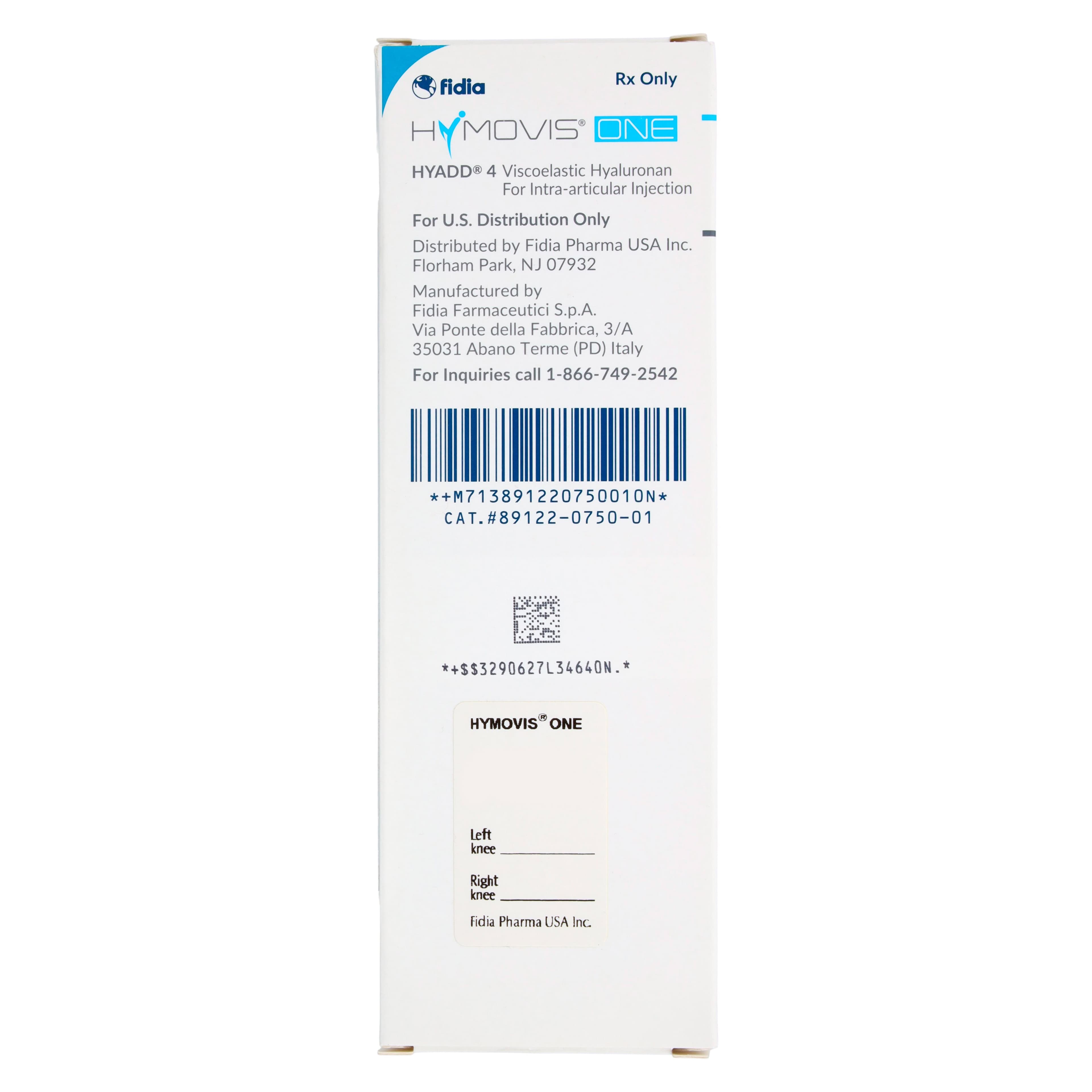 Hymovis One (32 mg/4 mL) Prefilled Syringe, Single Dose, 4 mL Each thumbnail 4