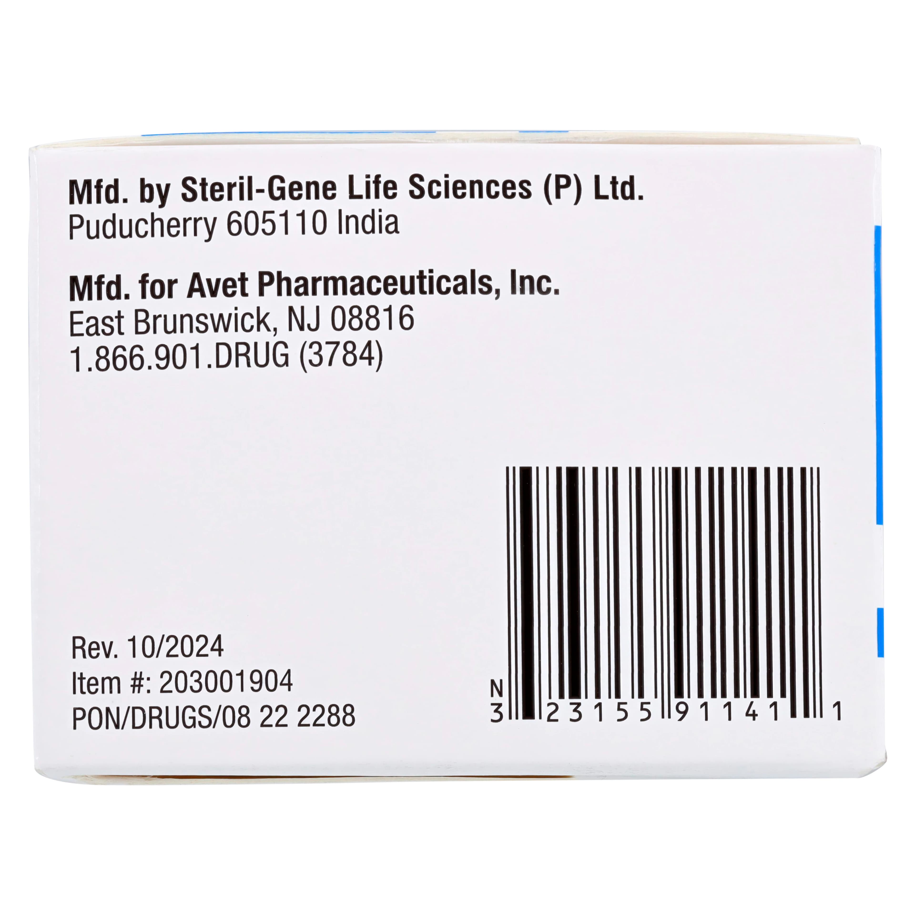 Verapamil HCl Injection SDV 2.5mg/mL, 2mL Single Dose Vial, 5/Package thumbnail 5