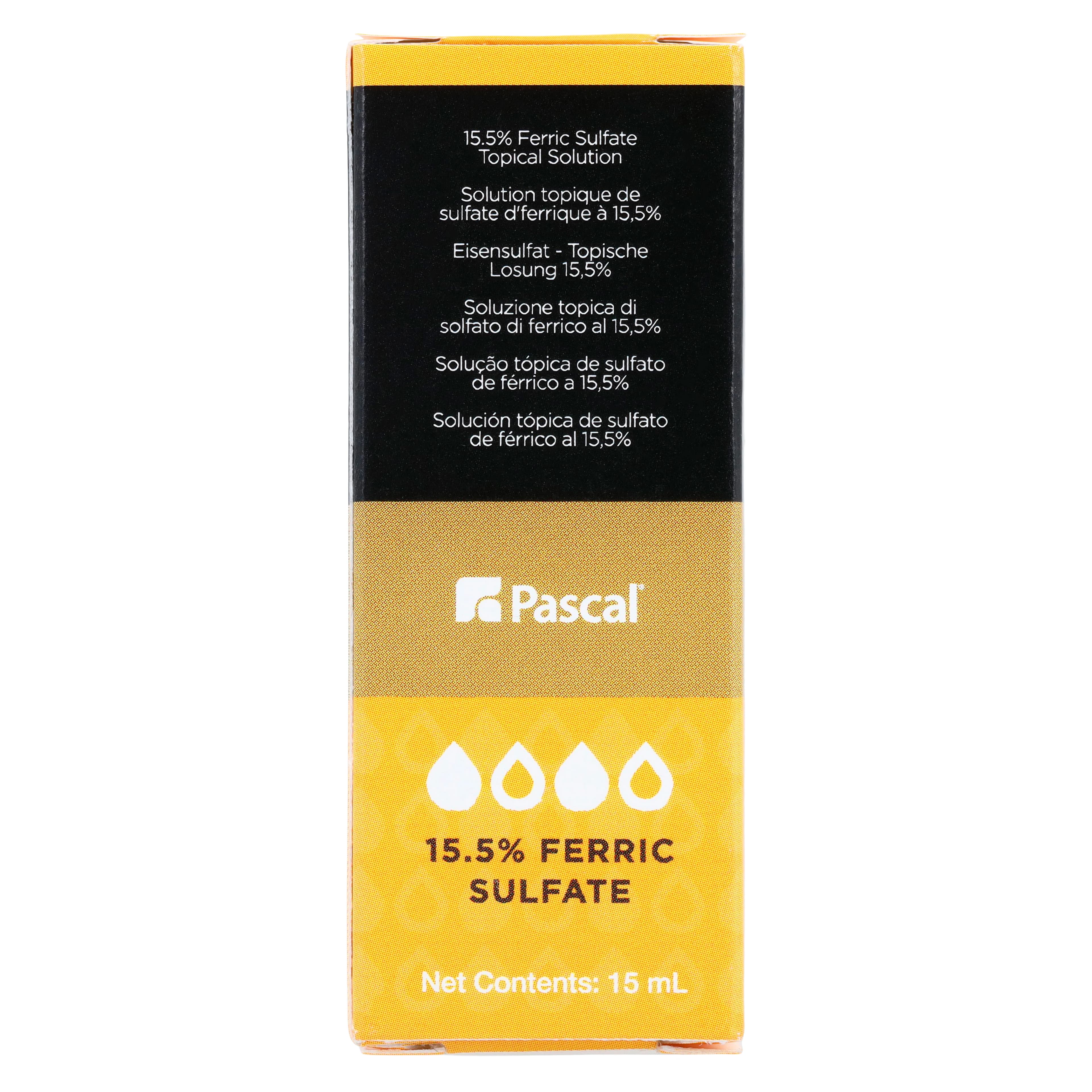 Pascal Retrax FS Hemostatic Solution, 15.5% Ferric Sulfate, Unflavored, 15 mL Bottle, 15-640 thumbnail 4