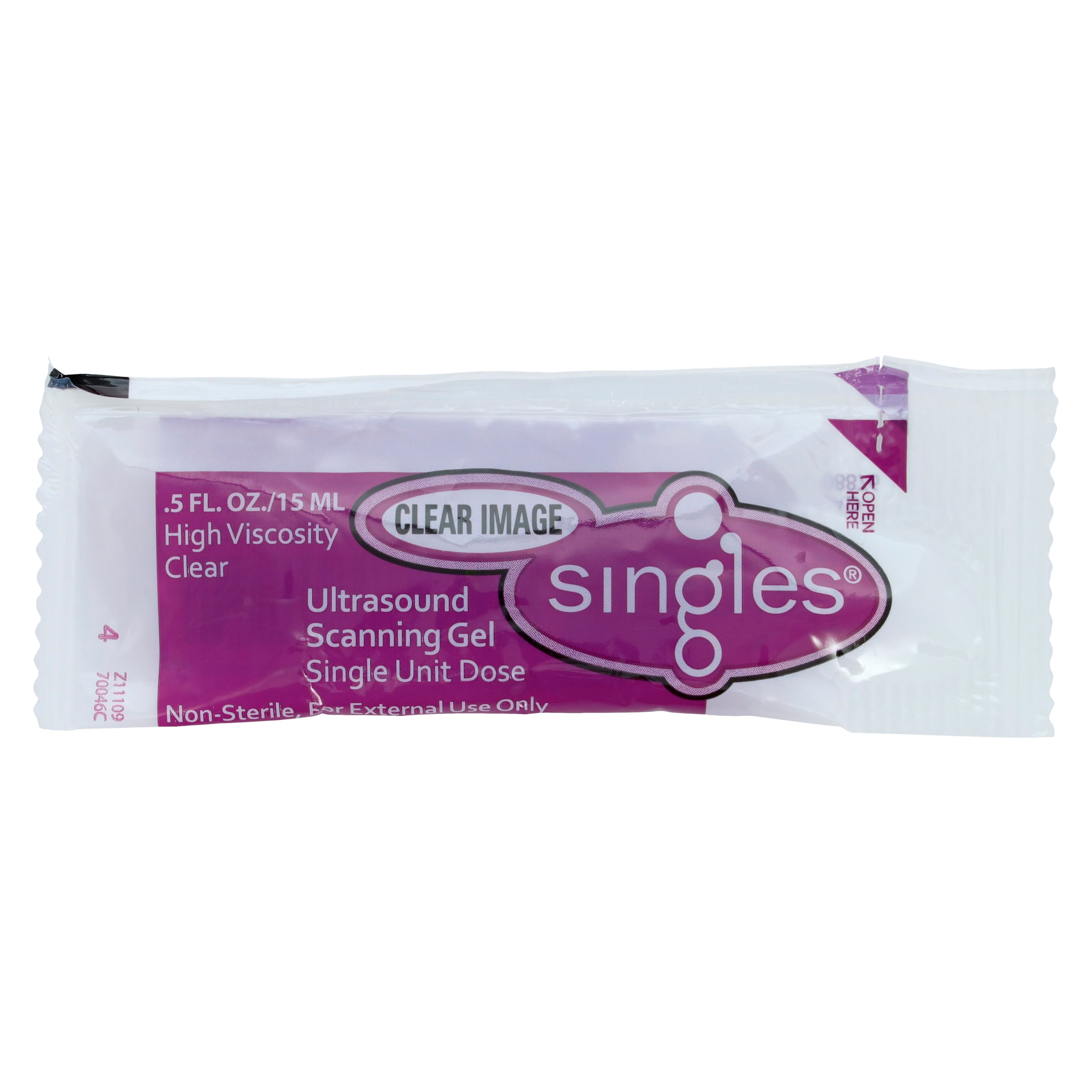 Next Medical Products Clear Image Ultrasound Gel Packets, 400/Case thumbnail 2