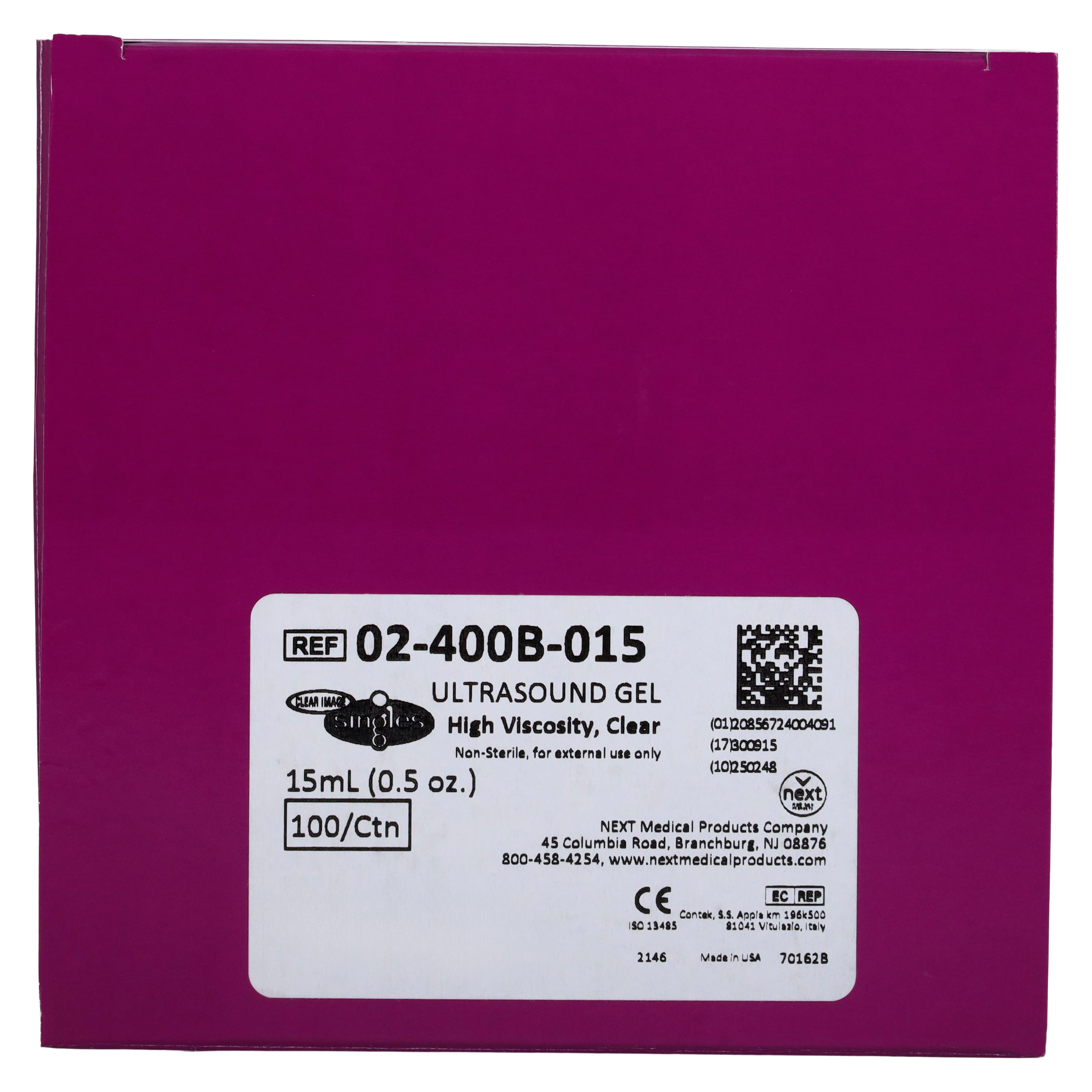 Next Medical Products Clear Image Ultrasound Gel Packets, 400/Case thumbnail 6