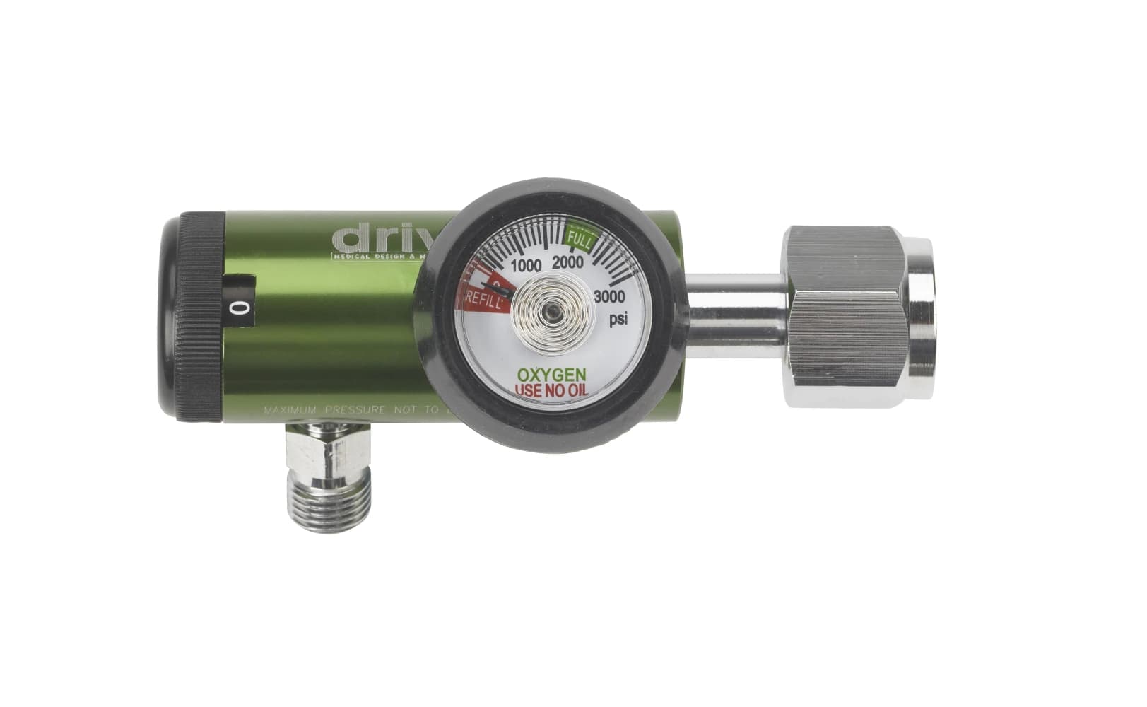 Drive Medical Designs Oxygen Regulator, 0-8 LPM, CGA540 - Regulator Oxygen 0-8LPM CGA540 - Image 1