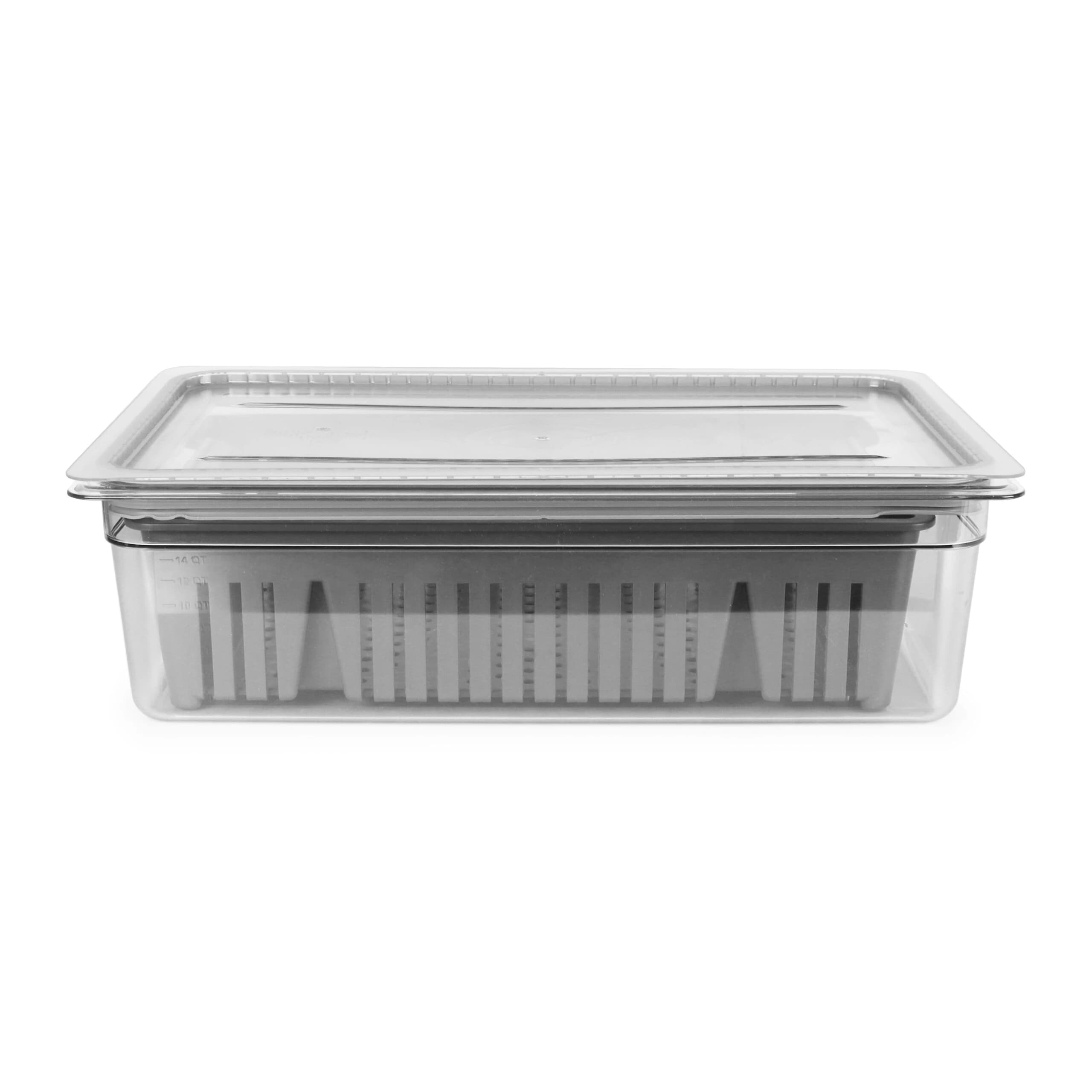 Healthmark Full Size Tray System with Gasket, 21 in x 13 in x 6 in - Tray System Full Size w/Gskt - Image 1
