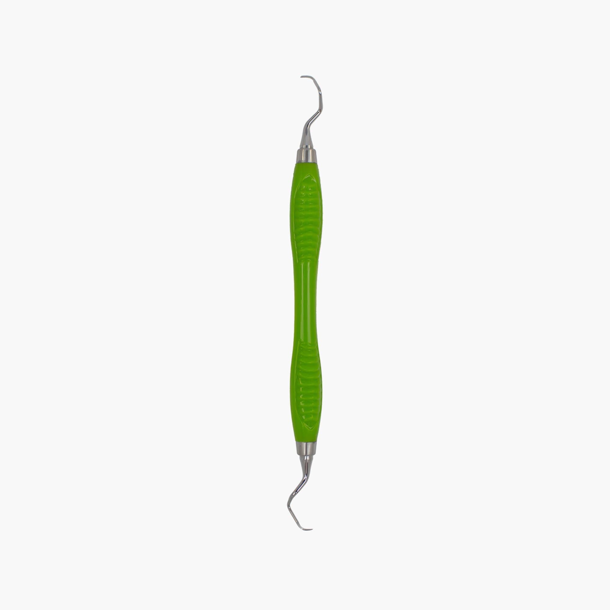 ErgoFlex Gracey Curette 17/18, Rigid Non-Adaptive Silicone Handle, Green, EH1013R - Gracey 17/18 Rigid Non-Adaptive Handle - Image 1
