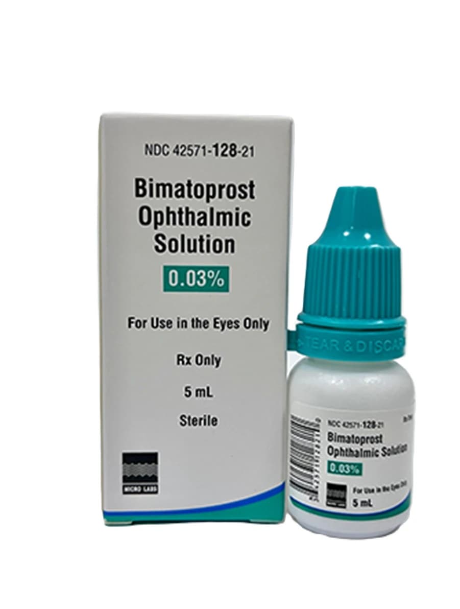Bimatoprost Ophthalmic Solution 0.03%, 5mL Bottle - Bimatoprost Ophthalmic Sol - Image 1