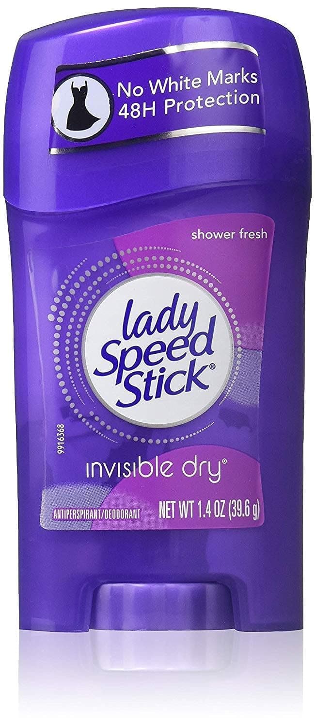 Lady Speed Stick Solid Antiperspirant/Deodorant, Shower Fresh, Invisible Dry, 1.4 oz - Lady Speed Stick Deodorant - Image 1