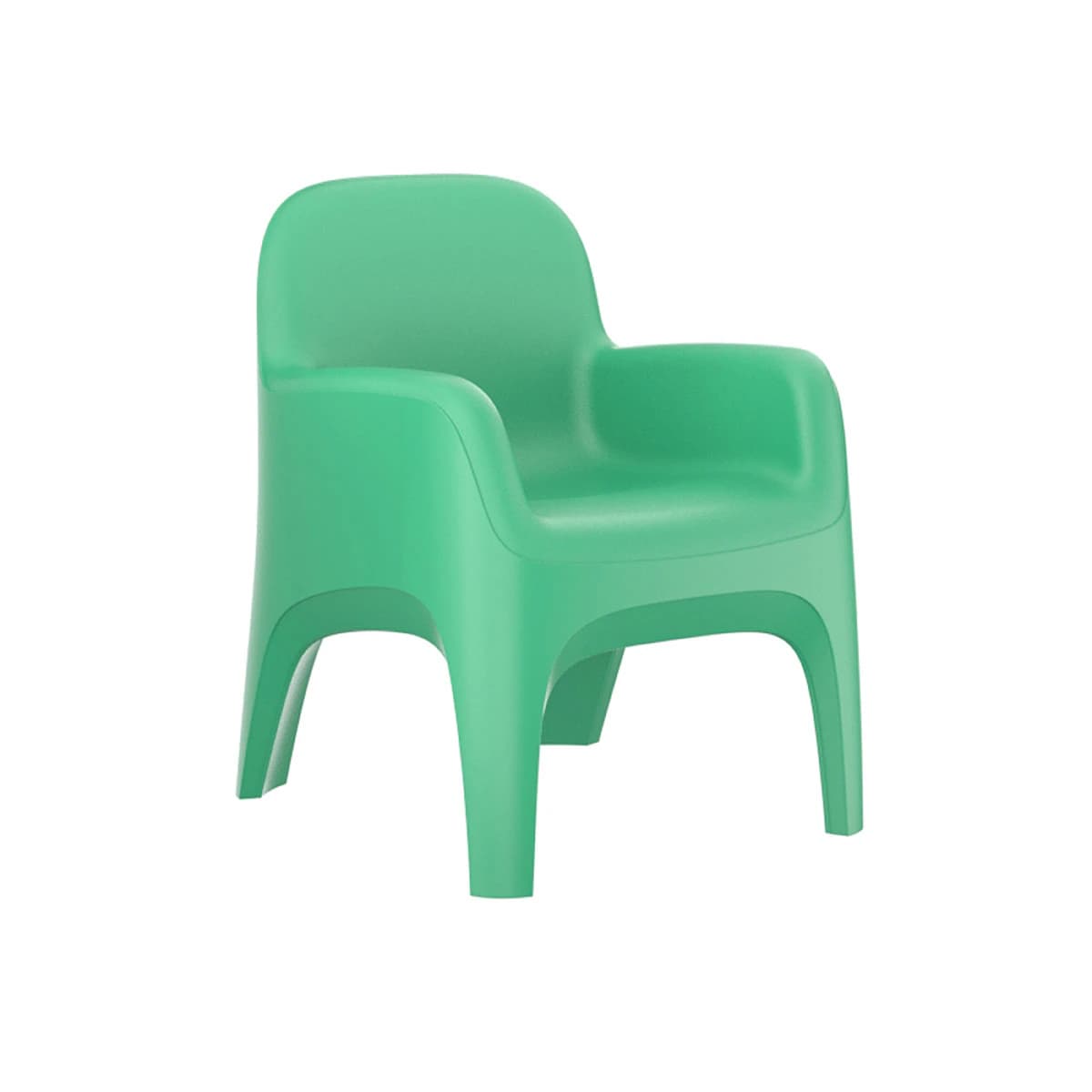 Cortech Endurance Crew Chair with Arms, Polyethylene, Green - Endurance Crew Chair w/Arms - Image 1