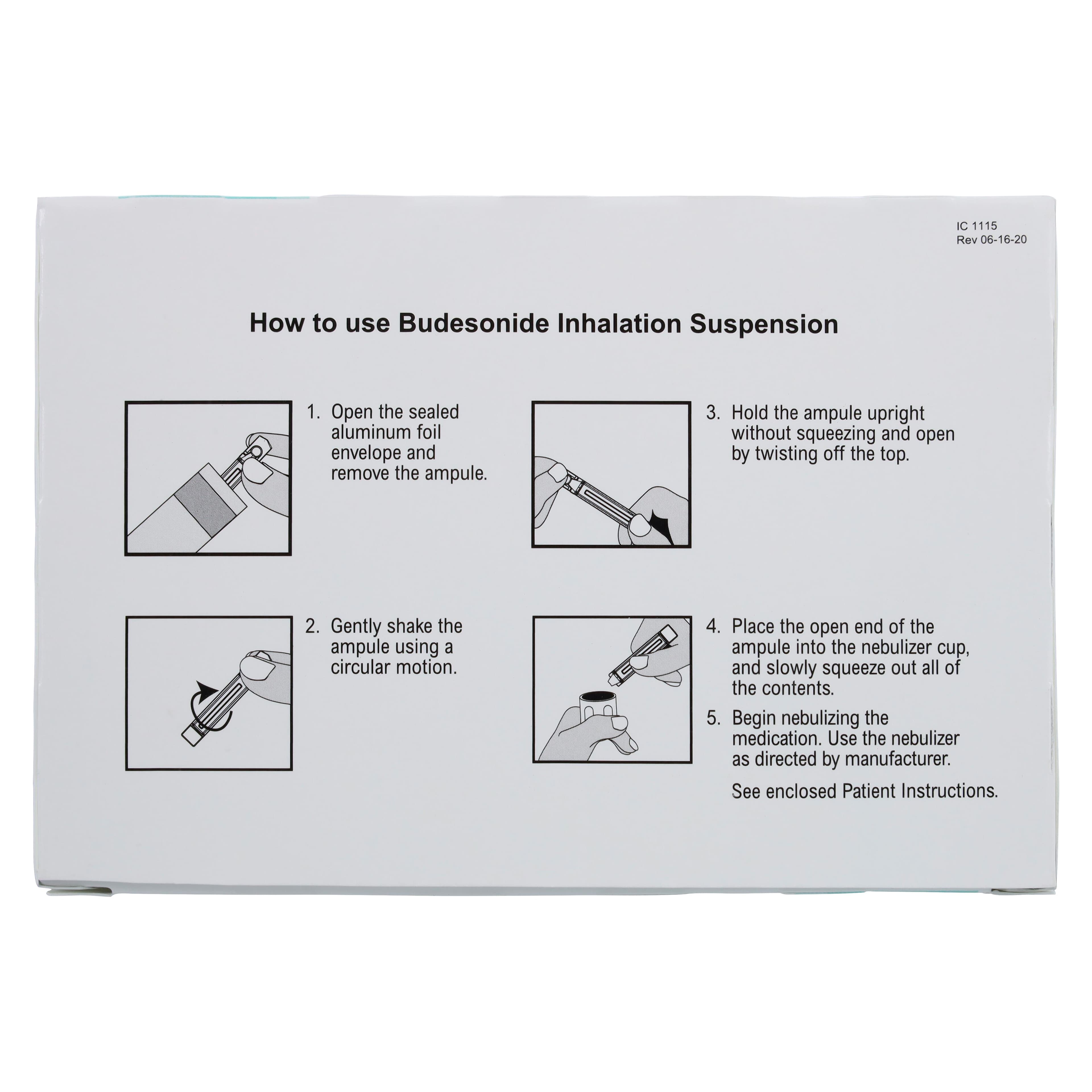 Budesonide Inhalation Suspension 0.25 mg/2 mL, Individually Wrapped Unit Dose, 30/Package thumbnail 4