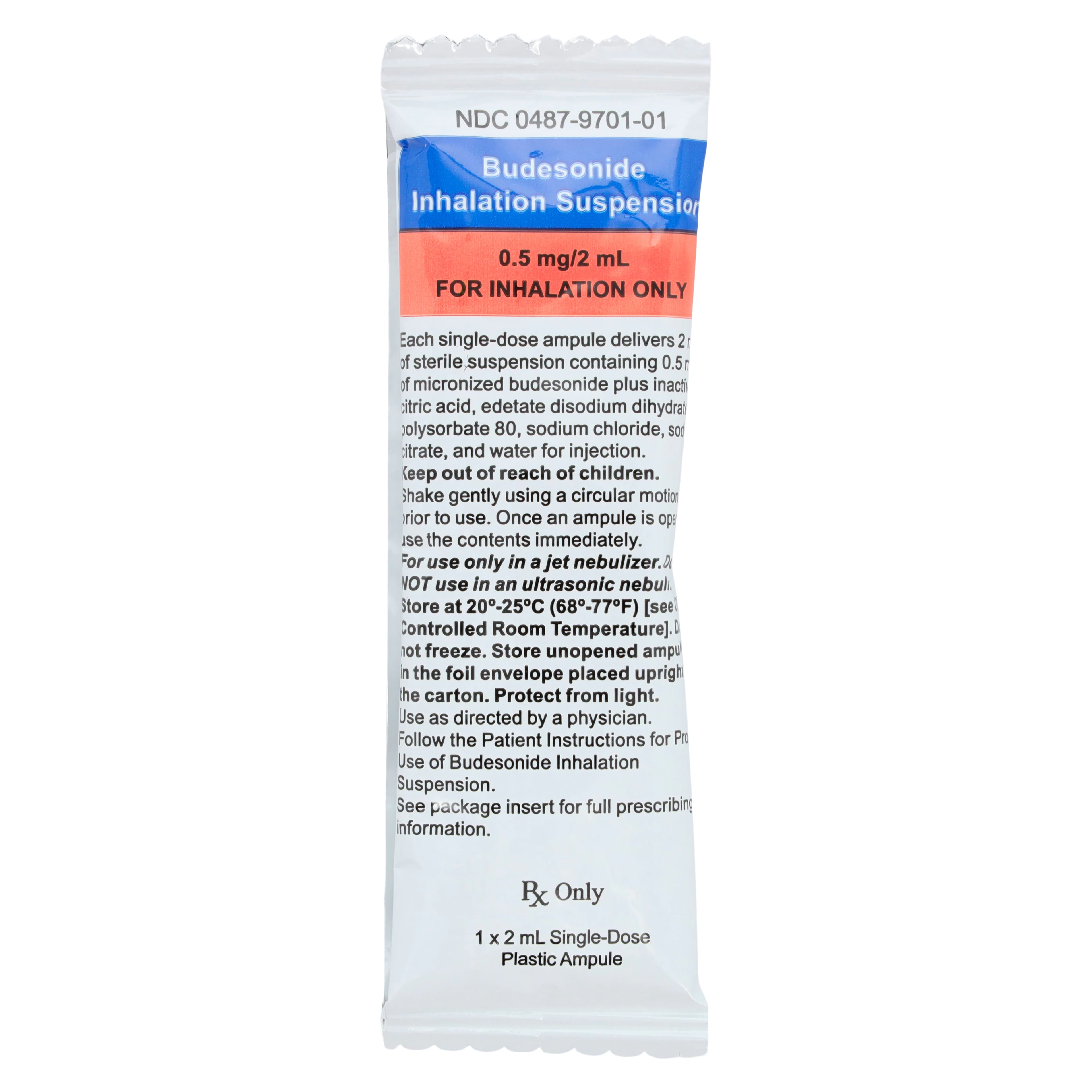 Budesonide Inhalation Suspension 0.5mg/2mL, Individually Wrapped Unit Dose, 30/Package thumbnail 2