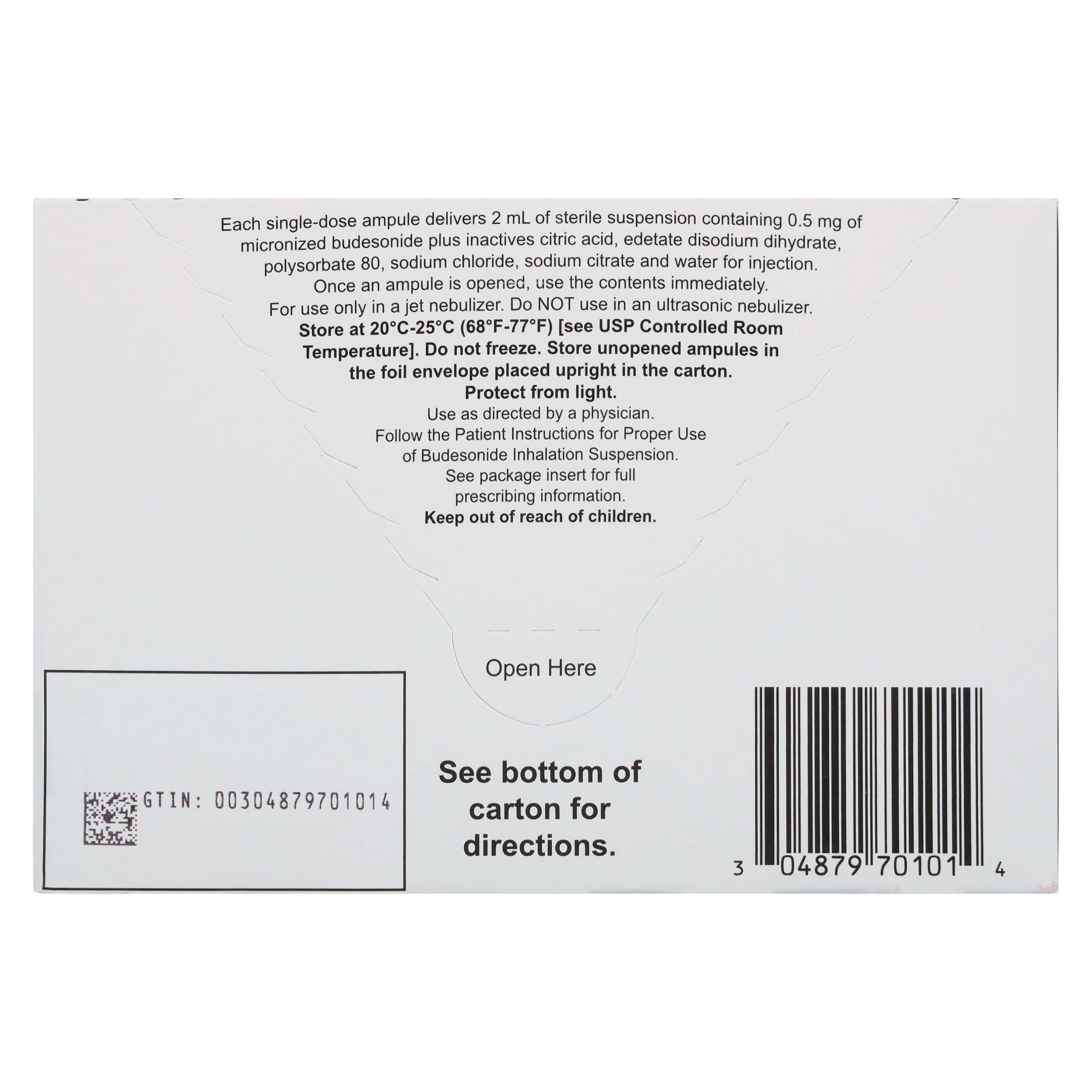 Budesonide Inhalation Suspension 0.5mg/2mL, Individually Wrapped Unit Dose, 30/Package thumbnail 5