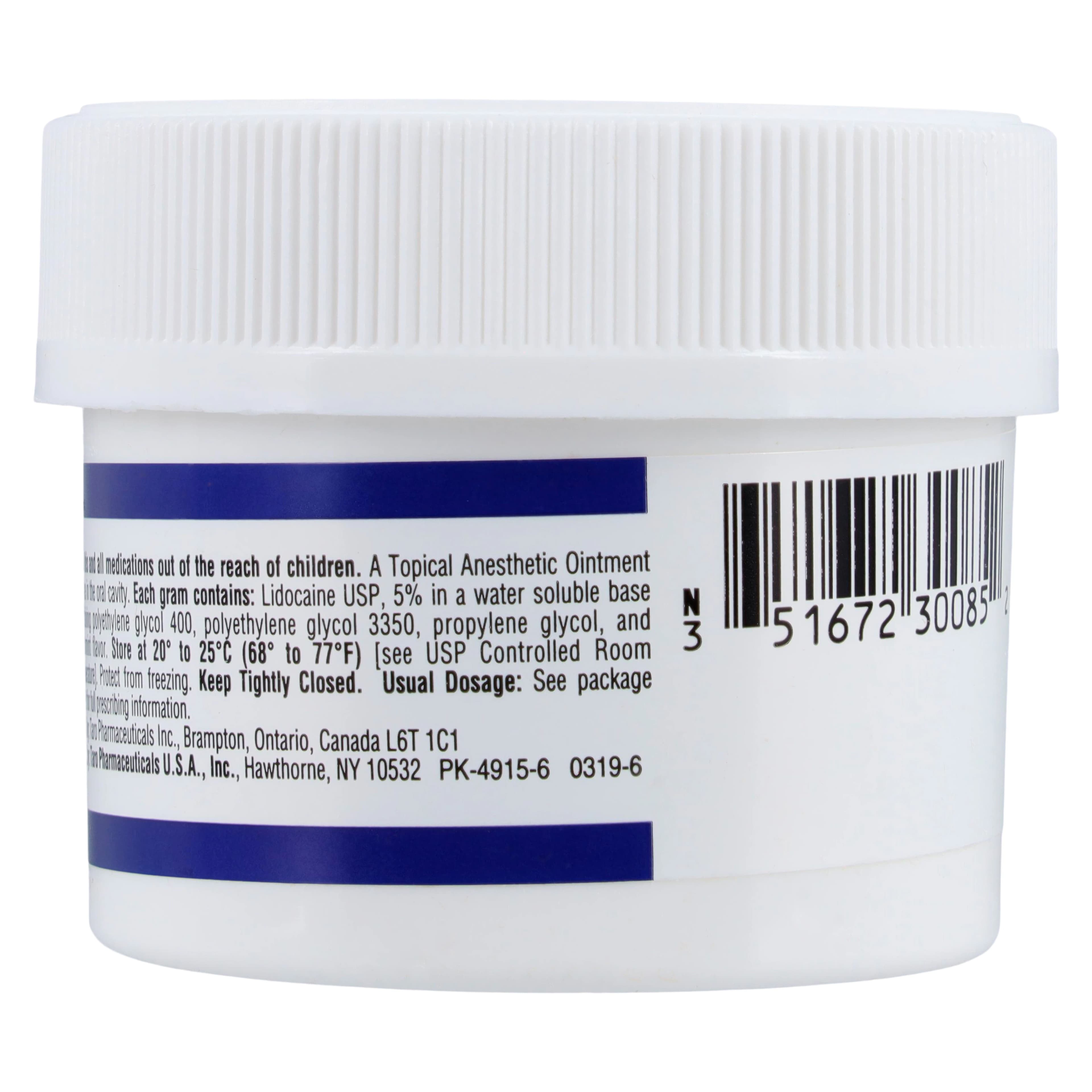 Lidocaine Topical Ointment 5%, 50g Jar thumbnail 3