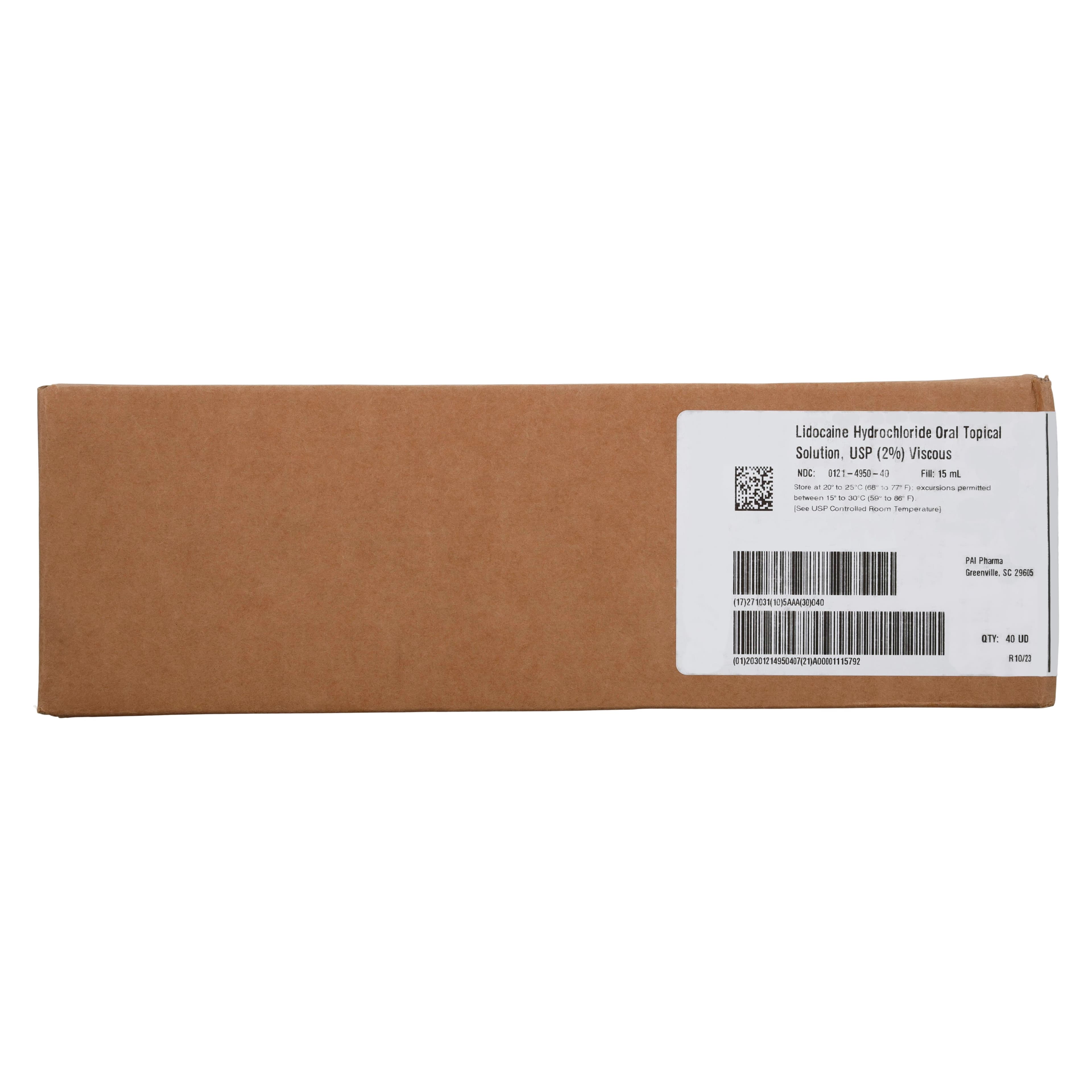 Lidocaine HCl Viscous Oral Solution 2%, Unit Dose 15mL, 40/Package thumbnail 3