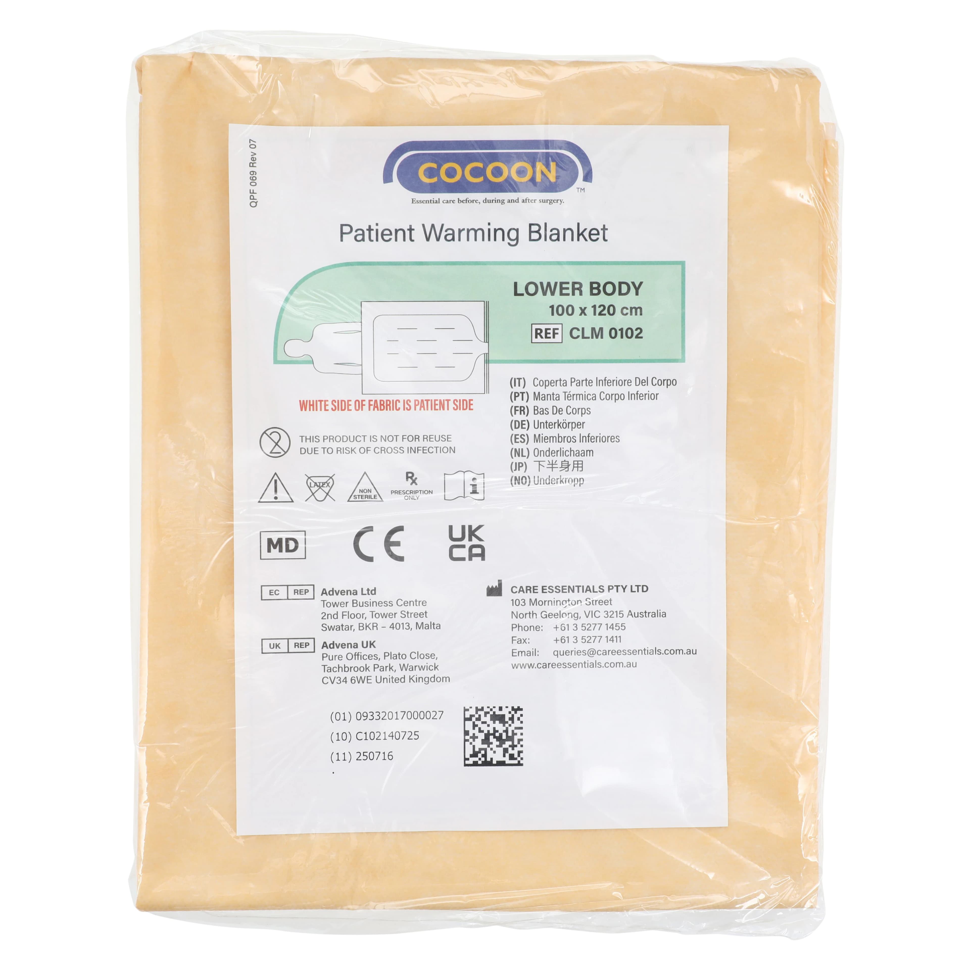 Patient Warming Blanket, Lower Body, 30/Case - Blanket Patient Wrmng Lwr Bdy - Image 1