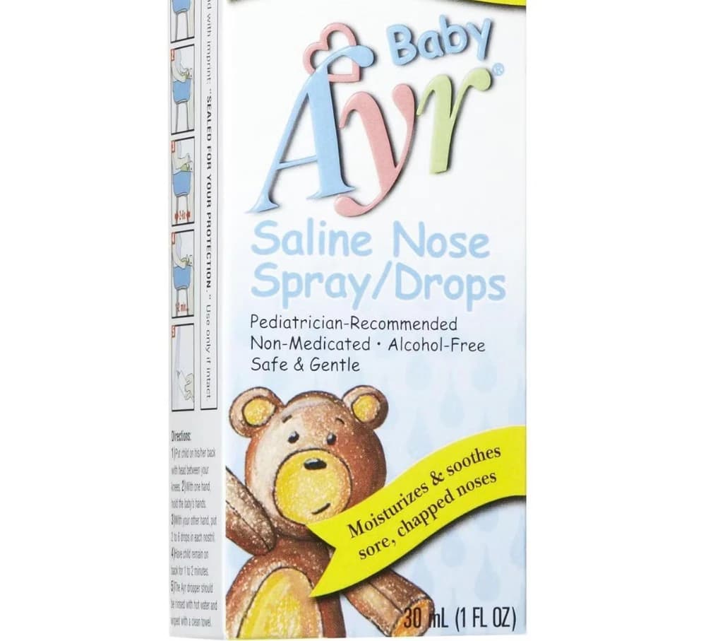 Baby AYR Saline Nasal Spray/Drops, 30mL Bottle, 24/Case - Saline Nasal Spray Baby AYR - Image 1