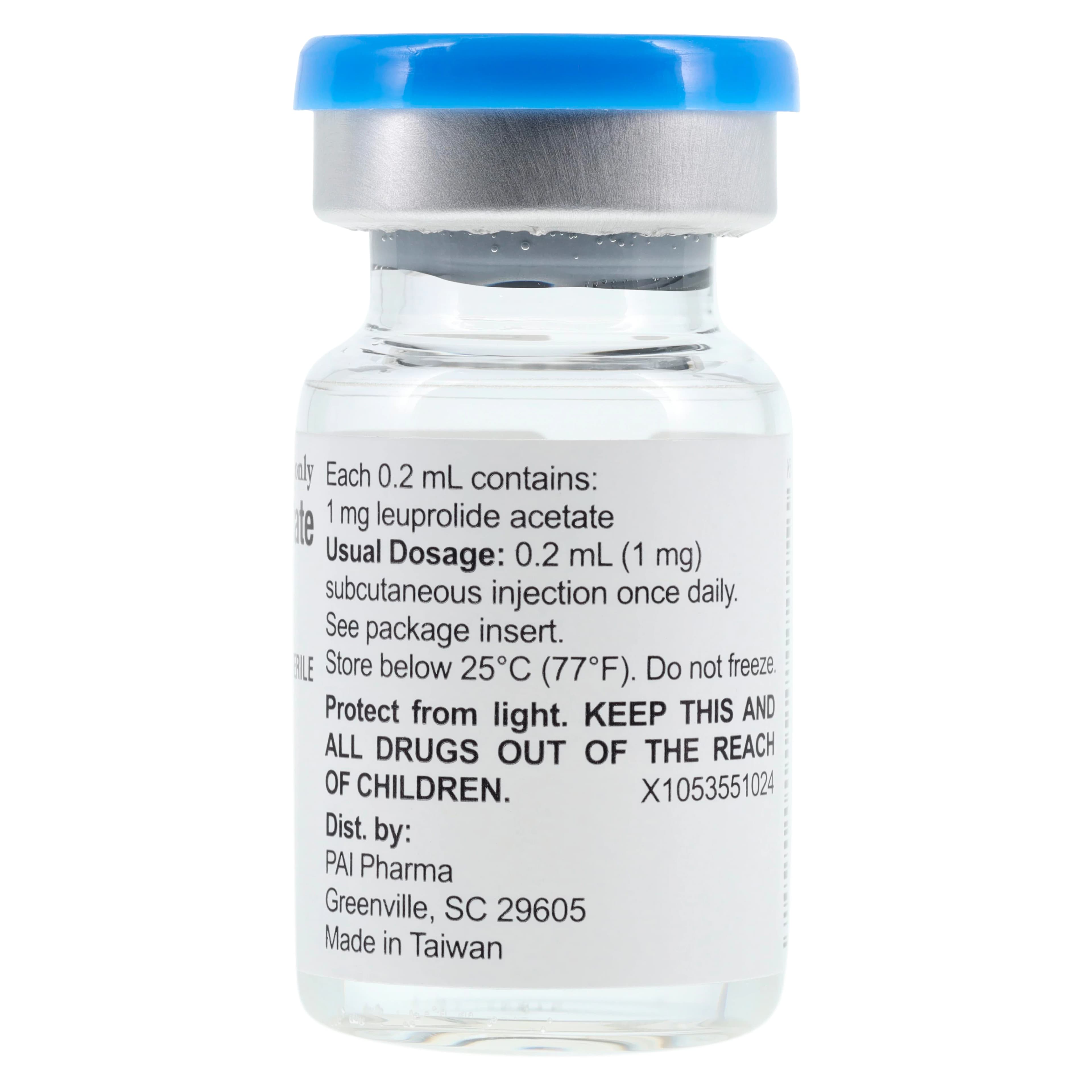 Leuprolide Acetate Injection 1mg/0.2mL Kit, Multi-Dose Vial, 2.8mL thumbnail 3