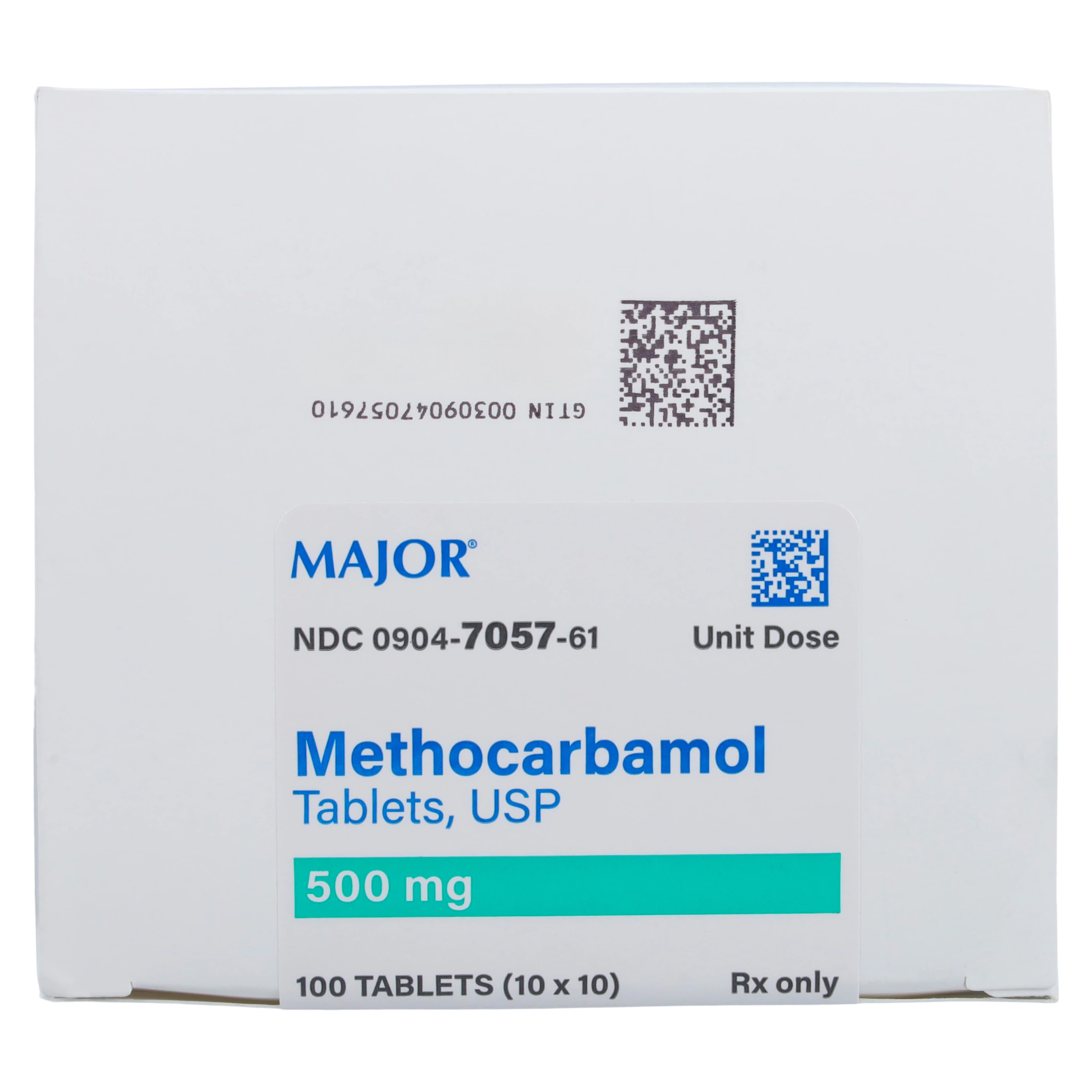 Methocarbamol Tablets 500 mg, Unit Dose Blister Pack, Each thumbnail 2