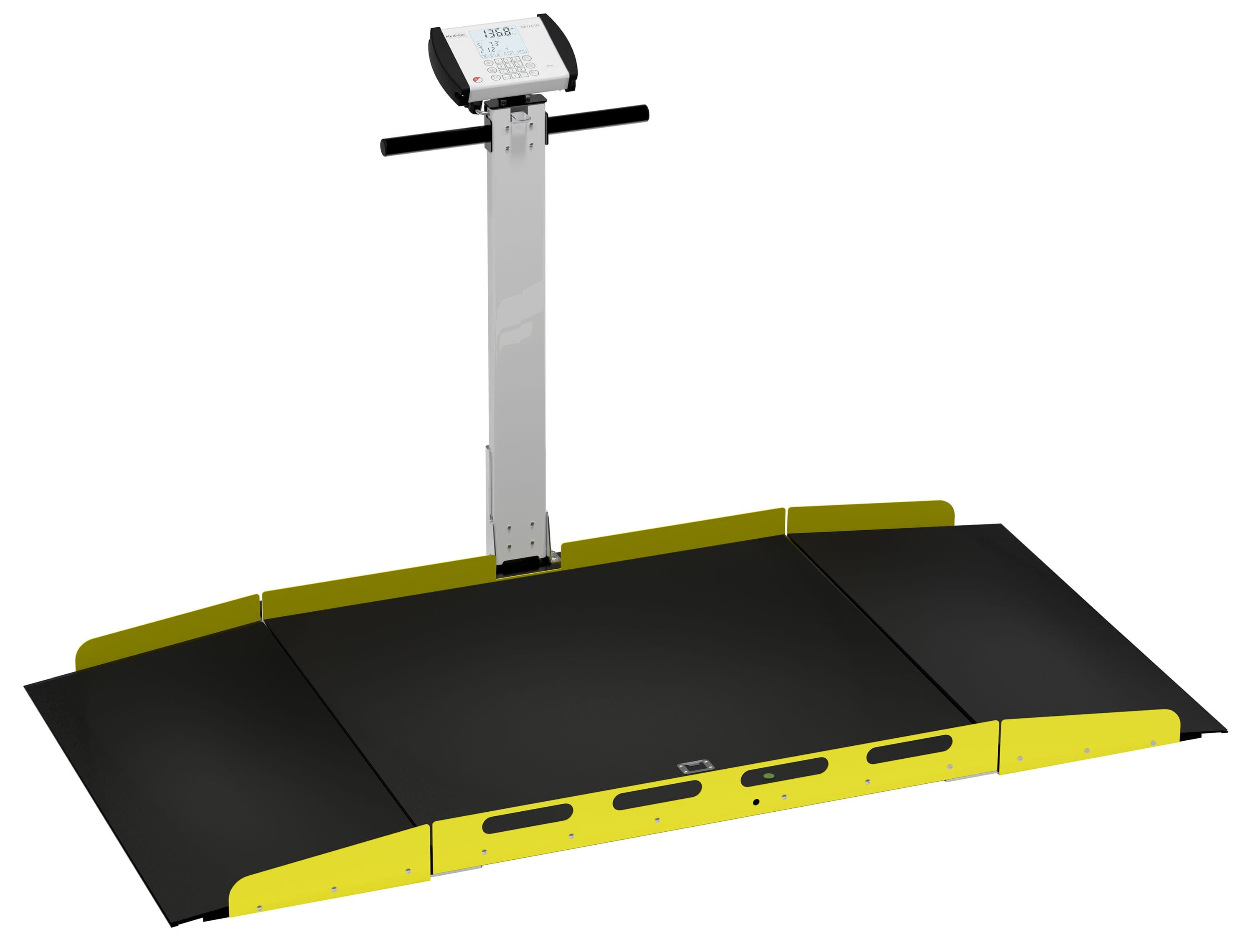 Detecto 7150-AC Wheelchair Scale, 1000 lb / 450 kg Capacity, 1" LCD Display thumbnail 3