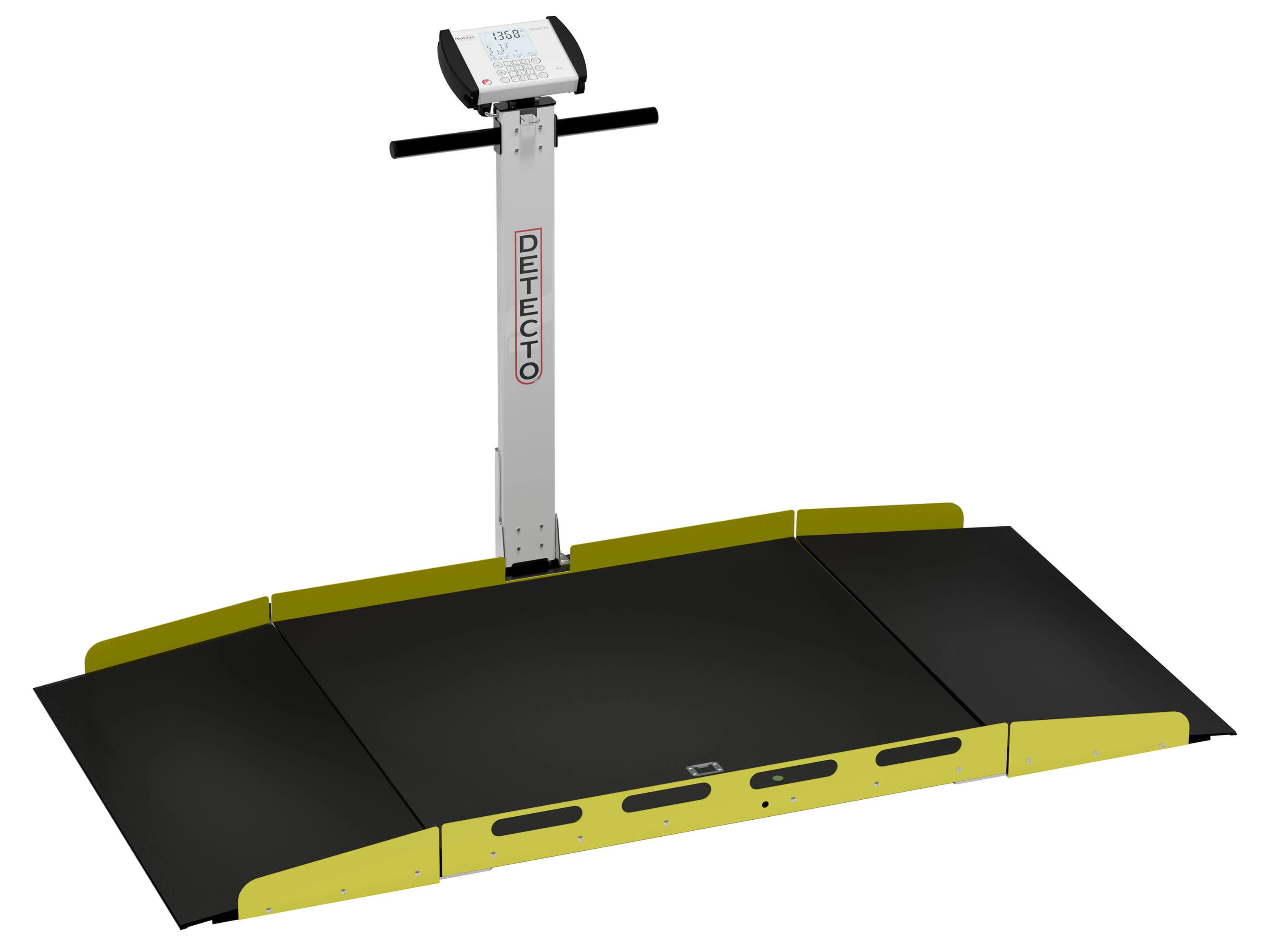 Detecto 7150-AC Wheelchair Scale, 1000 lb / 450 kg Capacity, 1" LCD Display - Detecto 7150-AC WC Scale - Image 1
