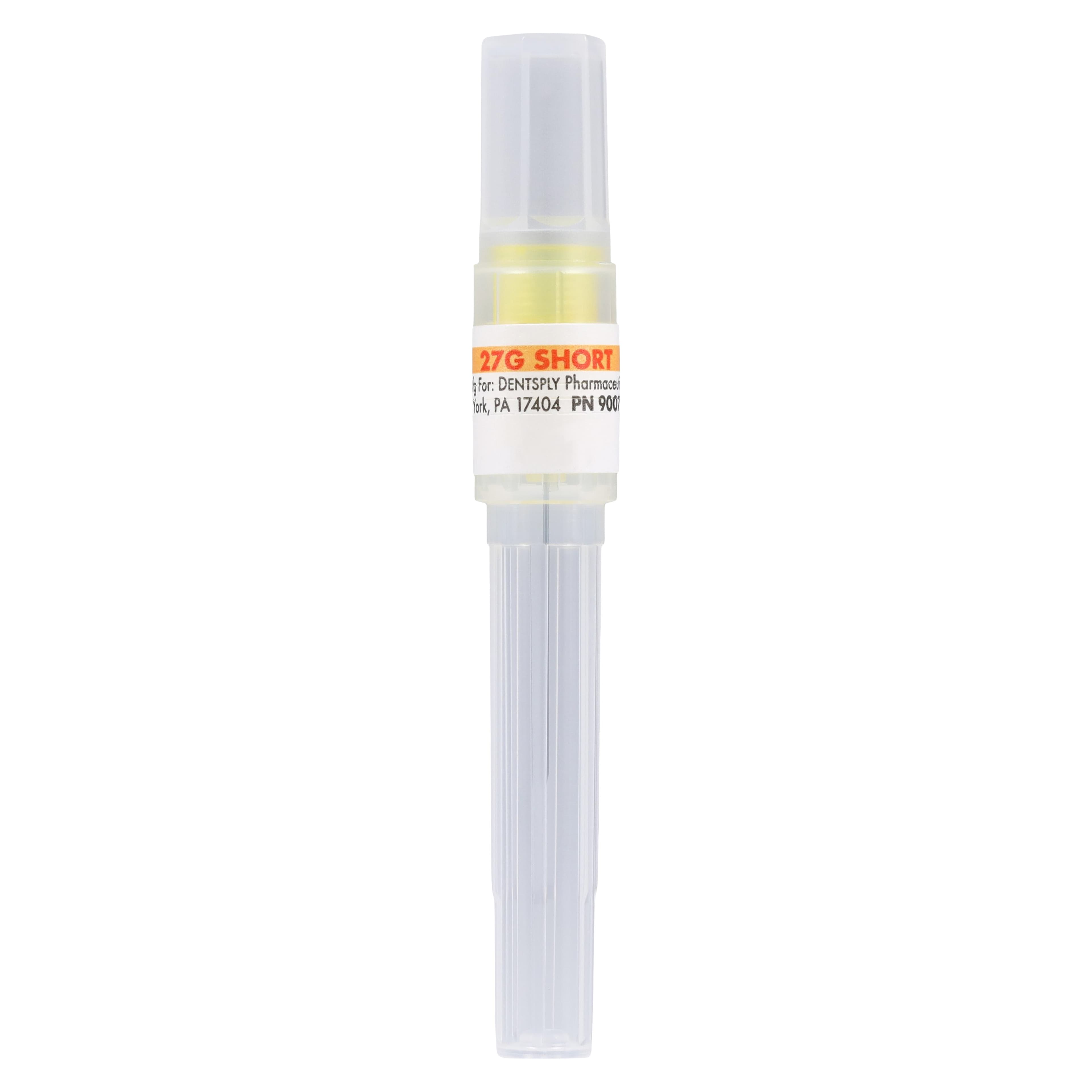 Accuject Disposable Dental Needles, Plastic Hub, 27 Gauge, Short (21mm), Yellow, Sterile, 100/Box, 900705 thumbnail 5