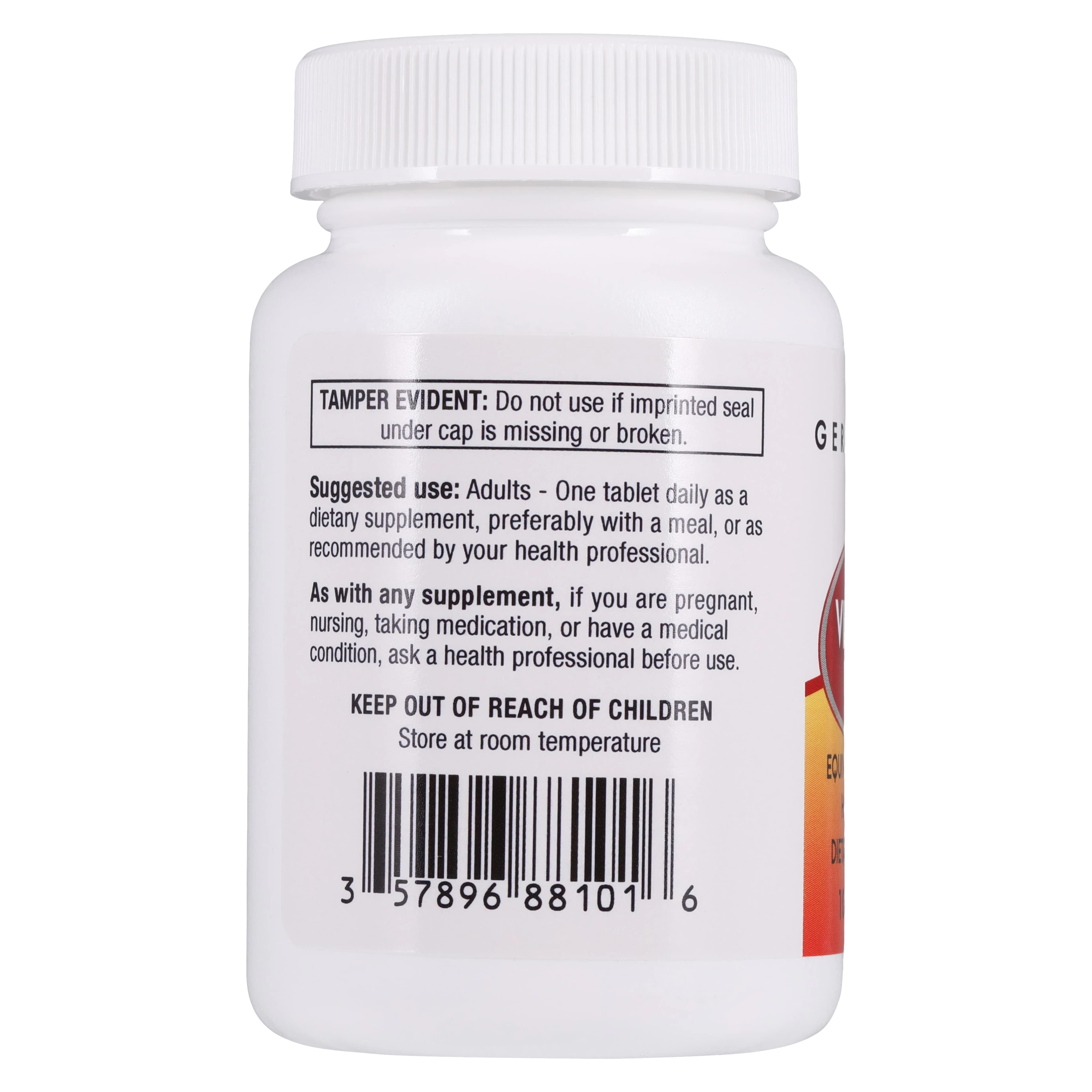 Geri-Care Vitamin D3 Tablets, 125 mcg (5000 IU), 100 Count Bottle thumbnail 3