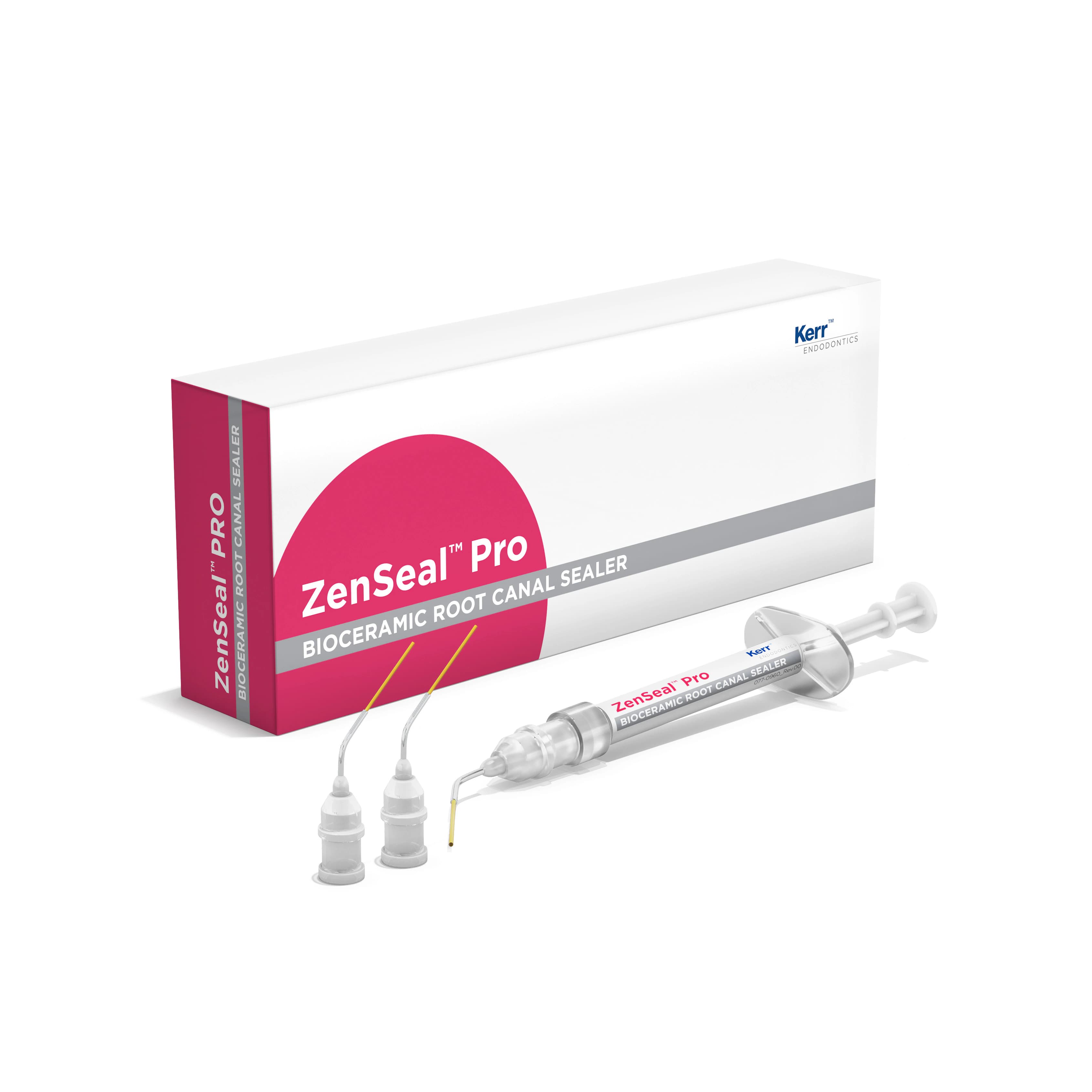 Kerr ZenSeal Pro Bioceramic Root Canal Sealer Kit, 1.5g Syringe with 20 ZenSave Tips, 825-9511 - ZenSeal™ Pro - Image 1
