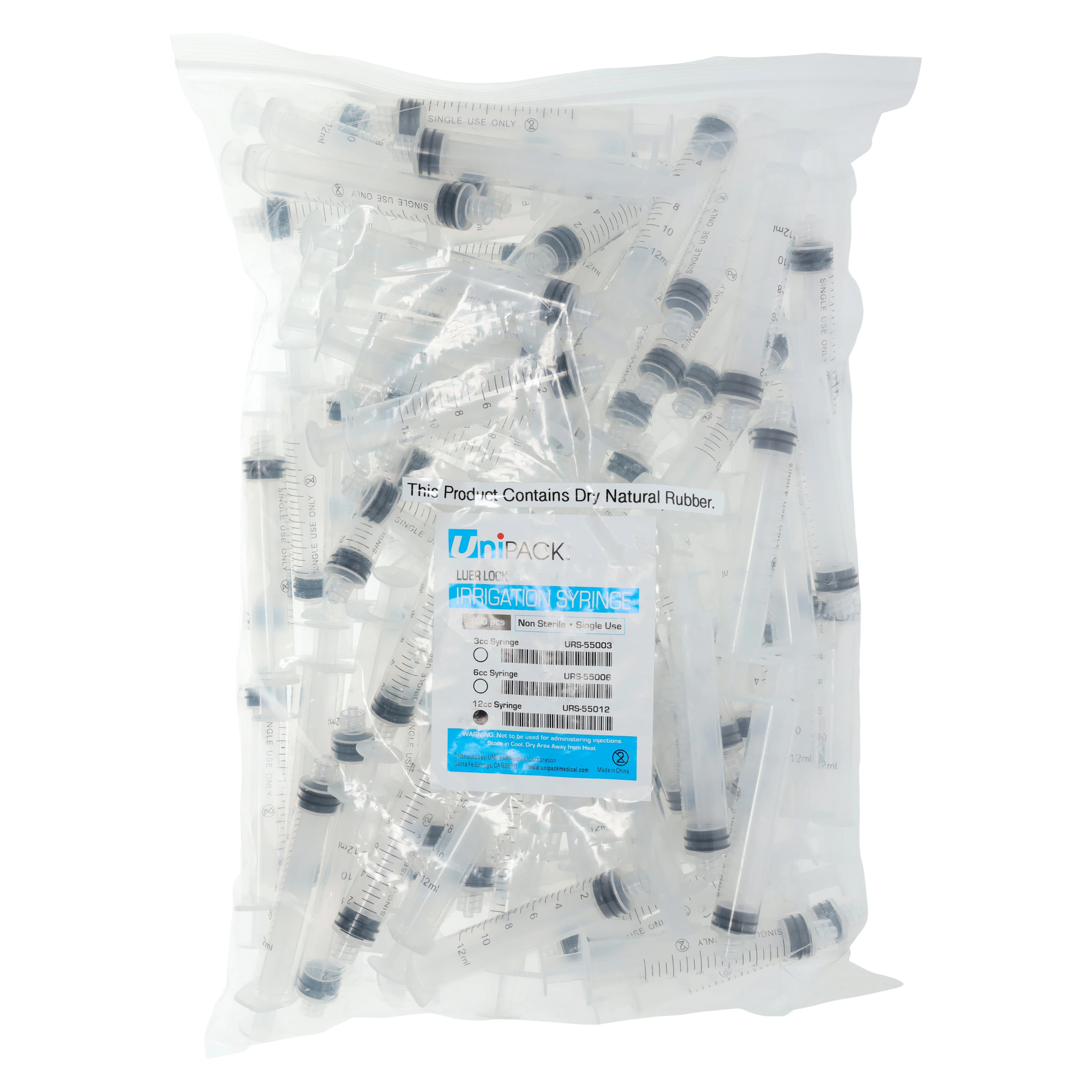 Unipack Medical Irrigation Syringe Luer Lock, 100/Box thumbnail 2