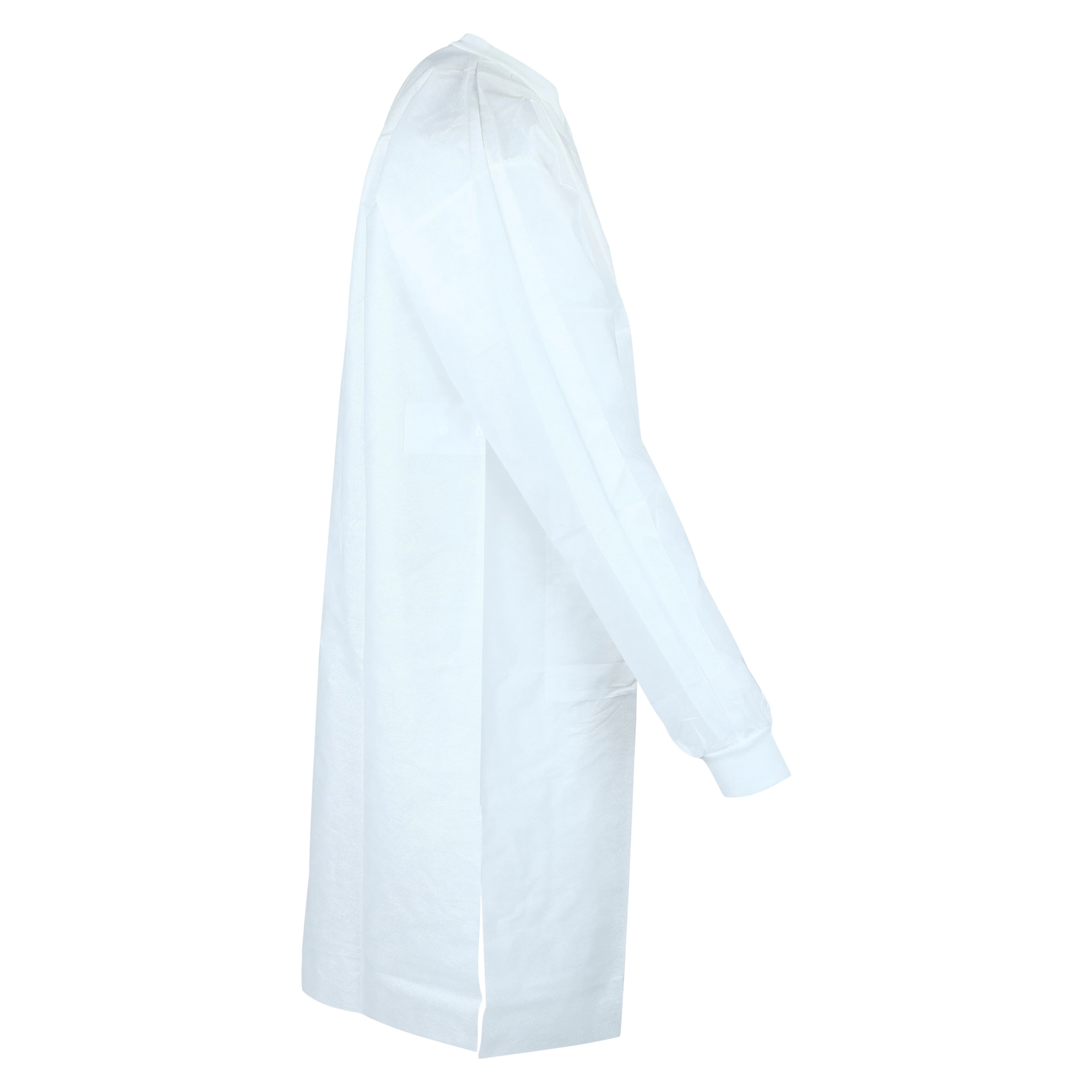 Dukal FitMe Lab Coat, White, X-Large, 10/Pack, UGC-6602-XL thumbnail 3