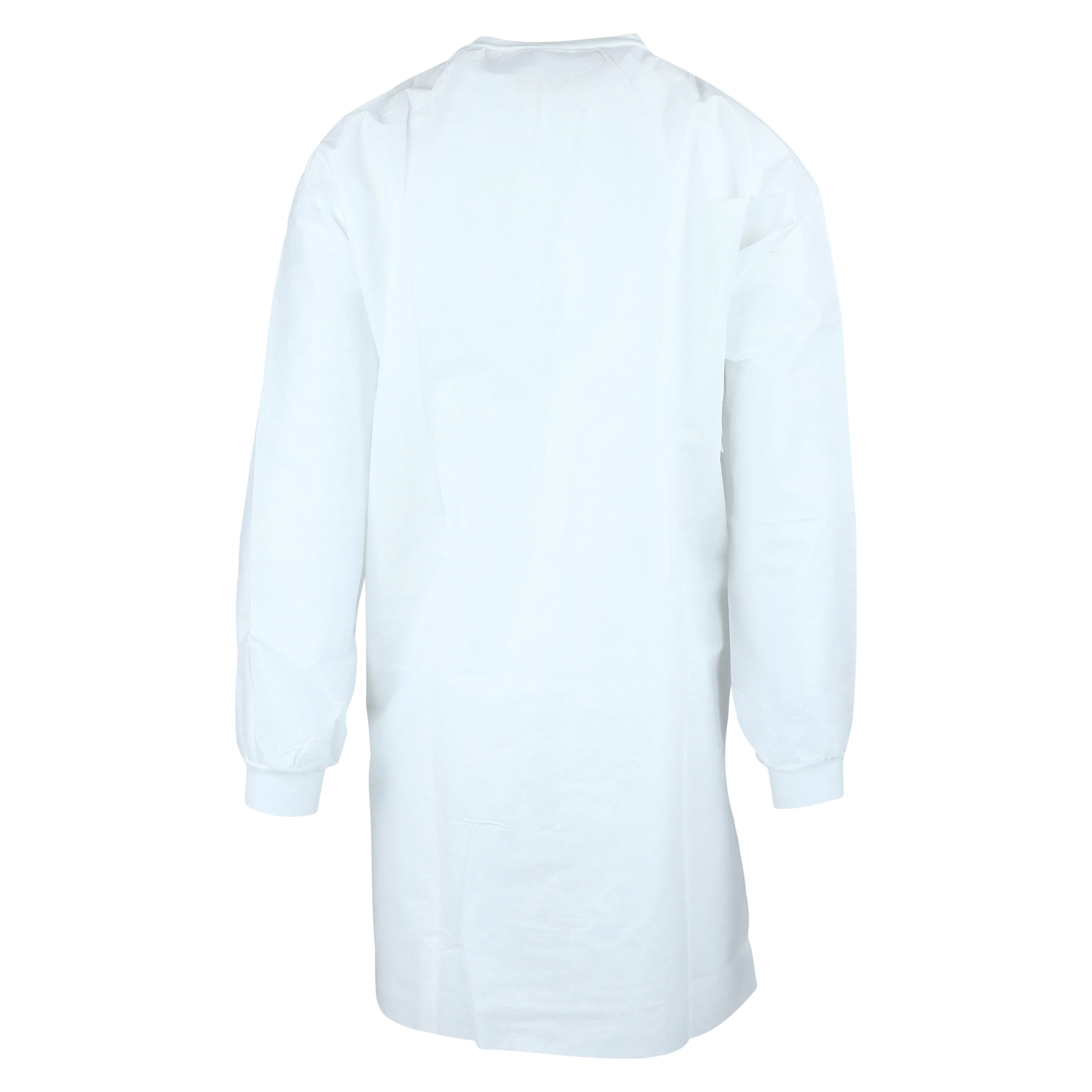 Dukal FitMe Lab Coat, White, XX-Large, 10/Pack, UGC-6602-XXL thumbnail 4
