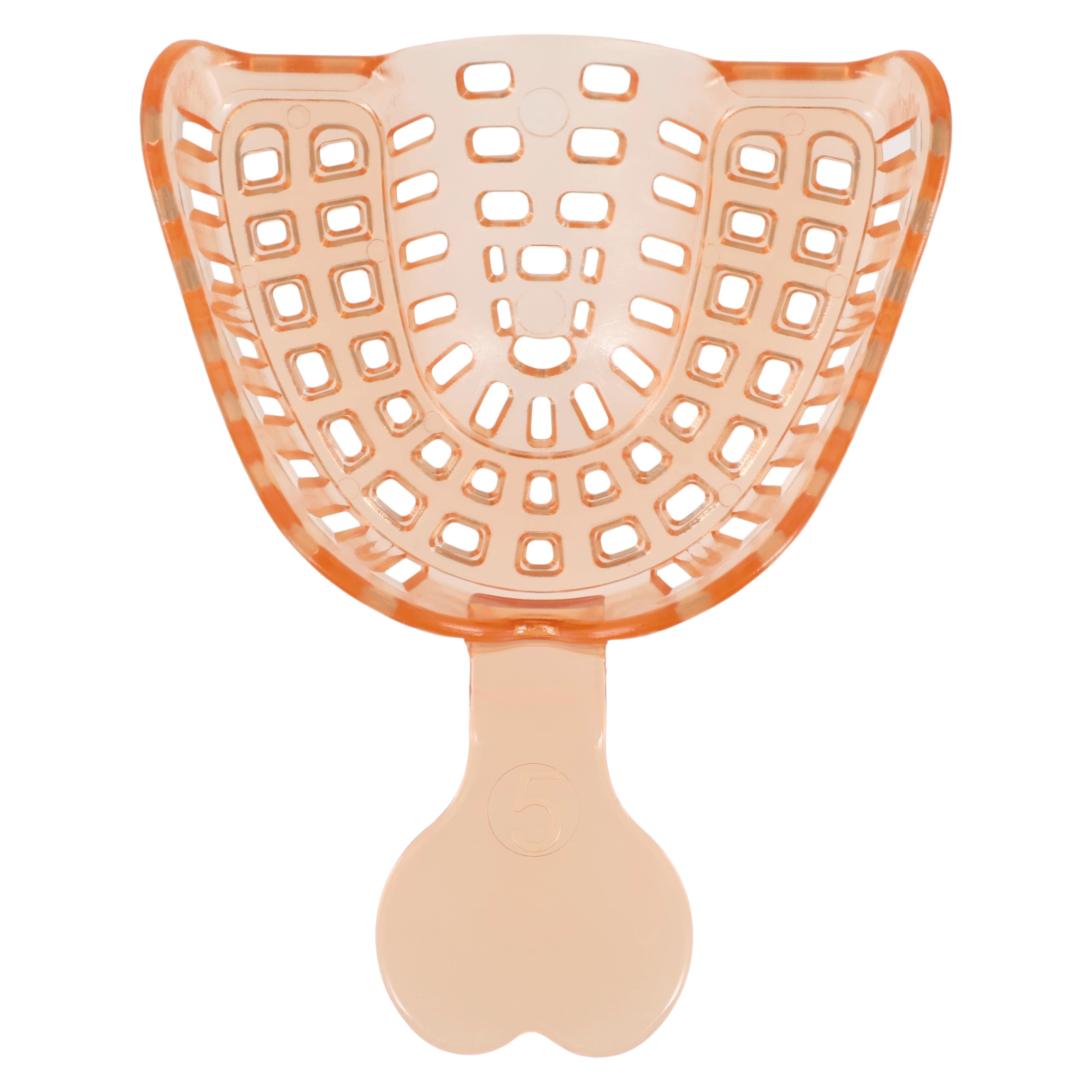 Unipack Medical Perforated Impression Trays, Upper, Small, Orange, 12/Bag, UTA-7205 thumbnail 2
