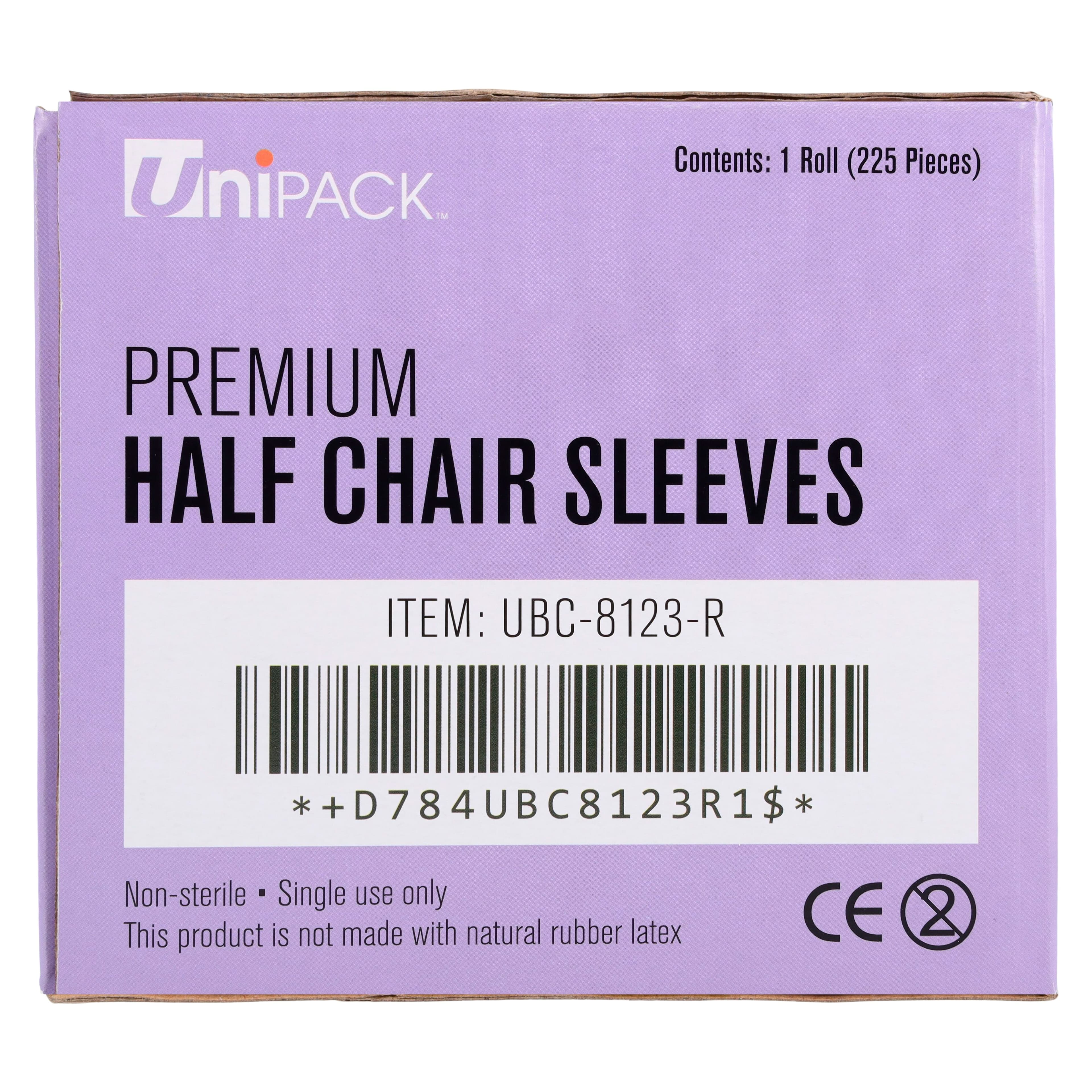 UniPACK Disposable Clear Half Chair Sleeves, 27.5" x 24" Roll, 225/Box thumbnail 4