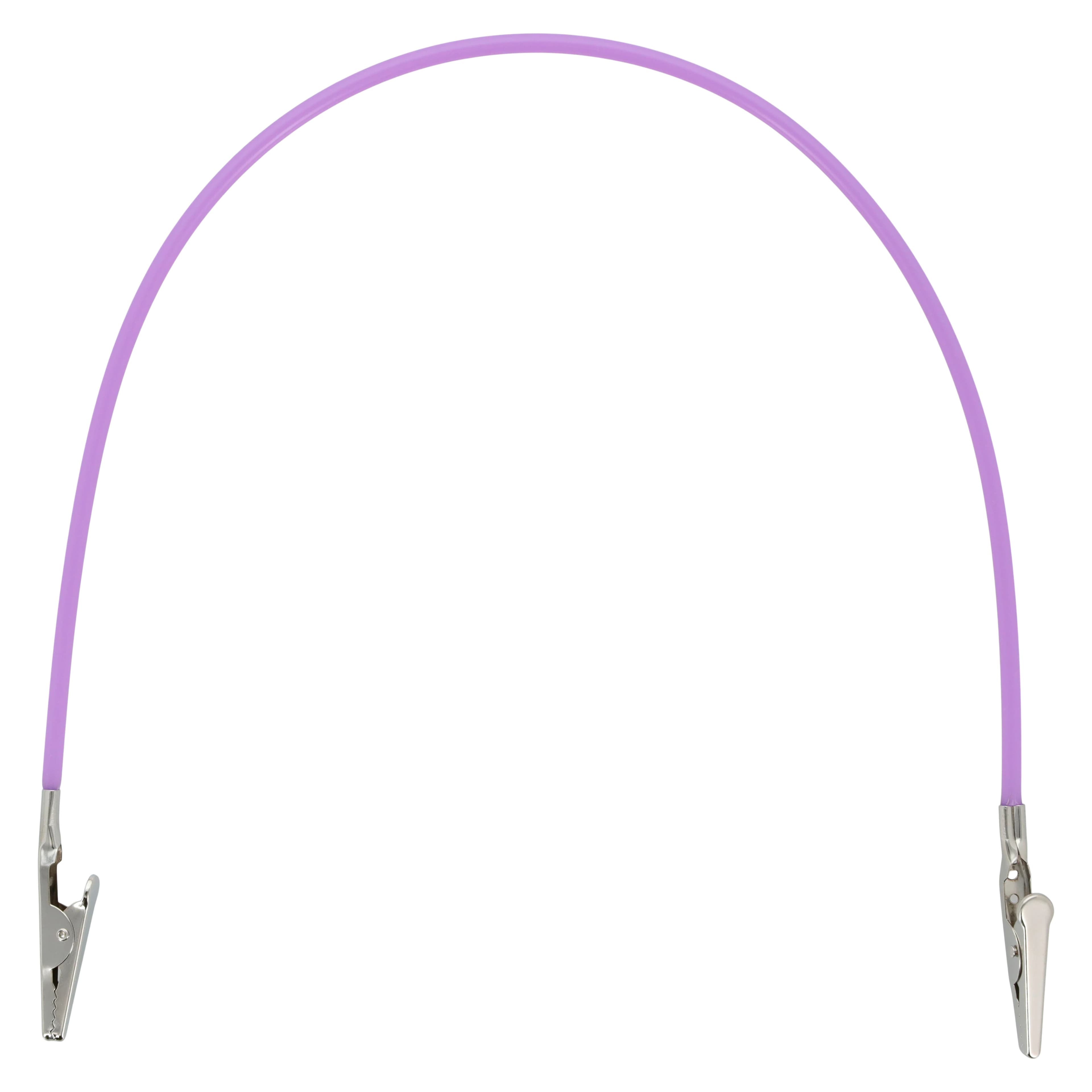 Dukal Non-Chill Bib Clips, Autoclavable, Lavender, 1/Pack, UBC-6404 - Dukal - Non-Chill Bib Clips - Image 1