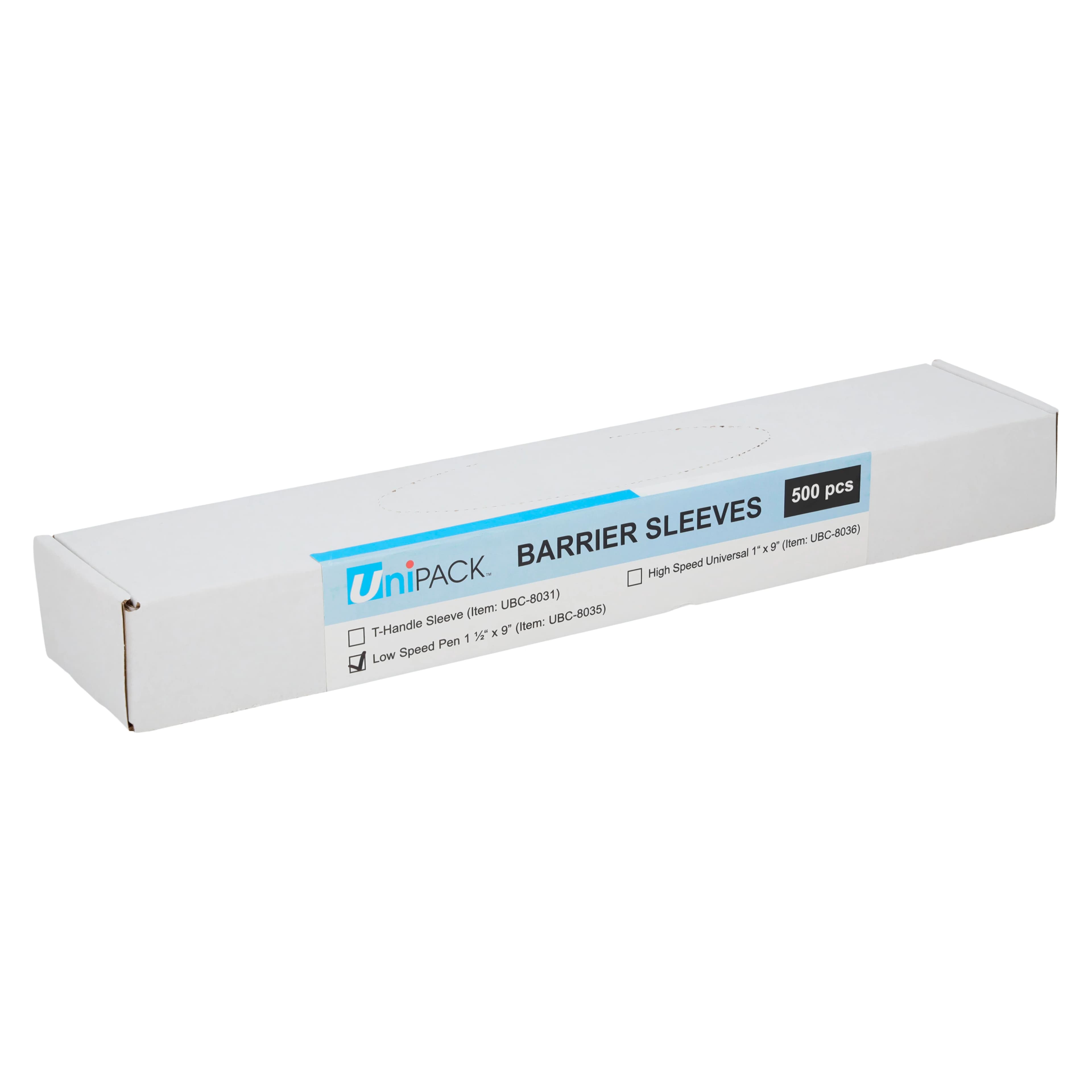 Dukal Low Speed Universal Barrier Sleeve, 1.5" x 9", 500/Box, UBC-8035 thumbnail 2