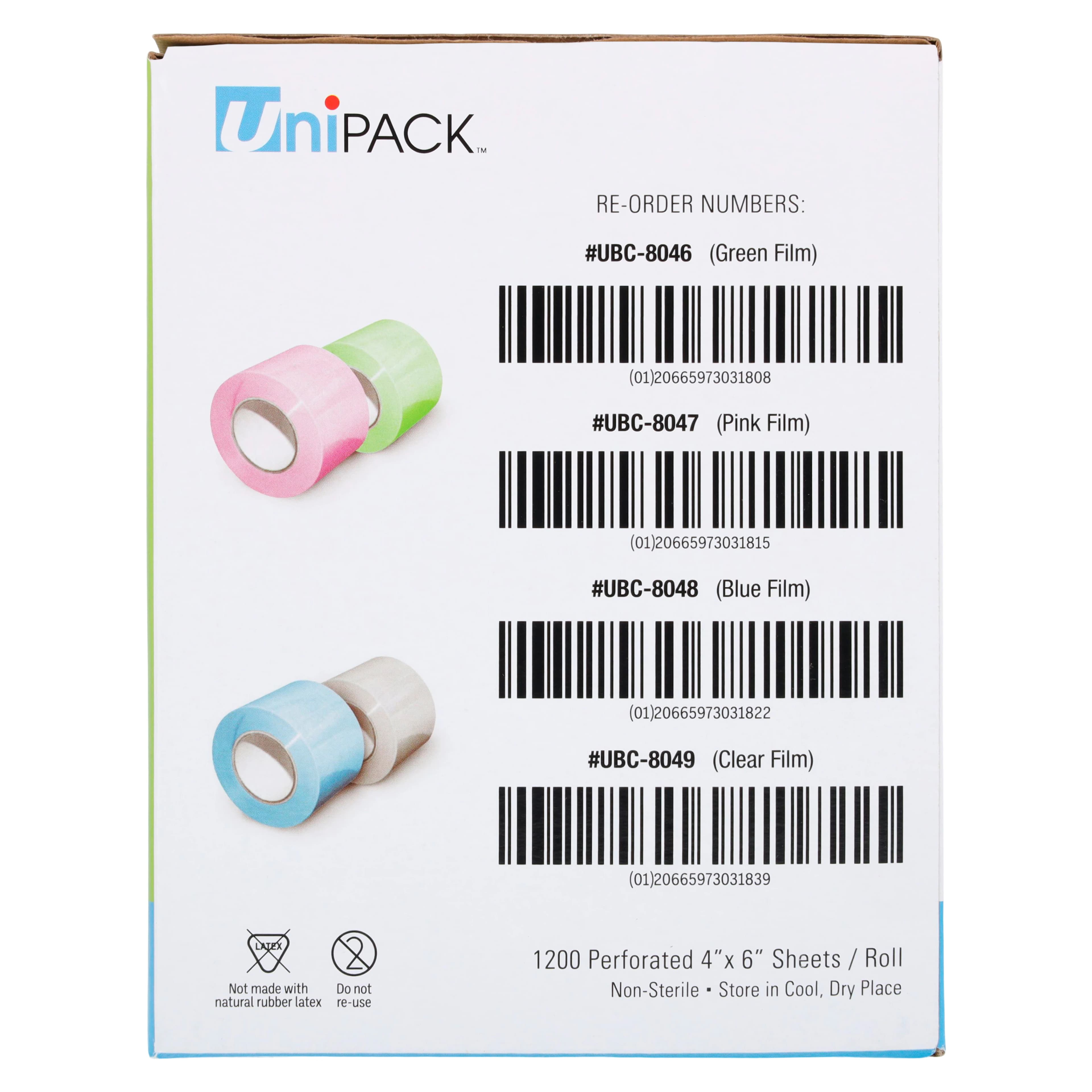 Unipack Barrier Film Clear, 4 in x 6 in, Non-Sterile, 1200/Roll, 01KZ65A7A12RKRK1K25QHAQDWV thumbnail 4