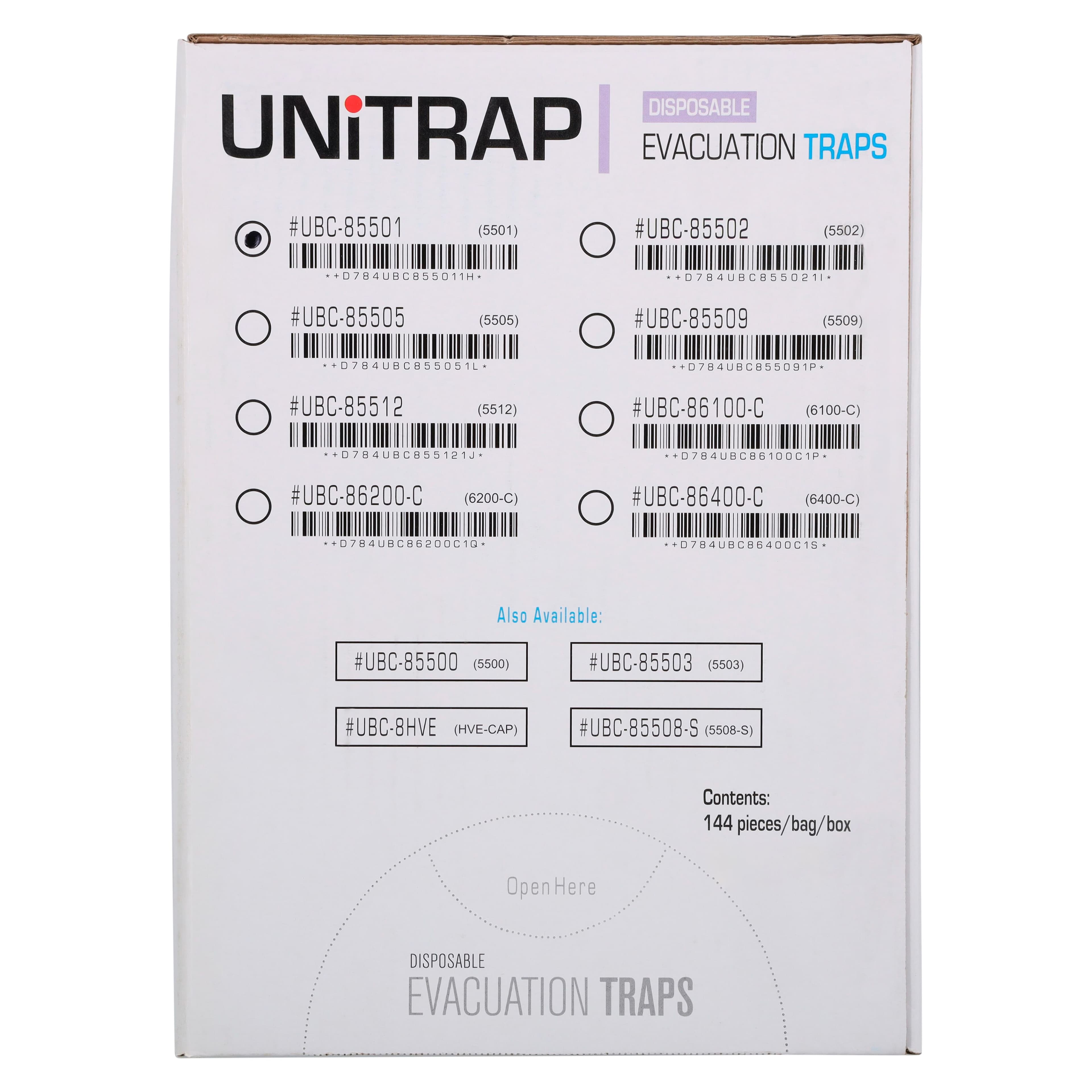 Unipack Evacuation Trap #5501 Style, 144/Box thumbnail 8