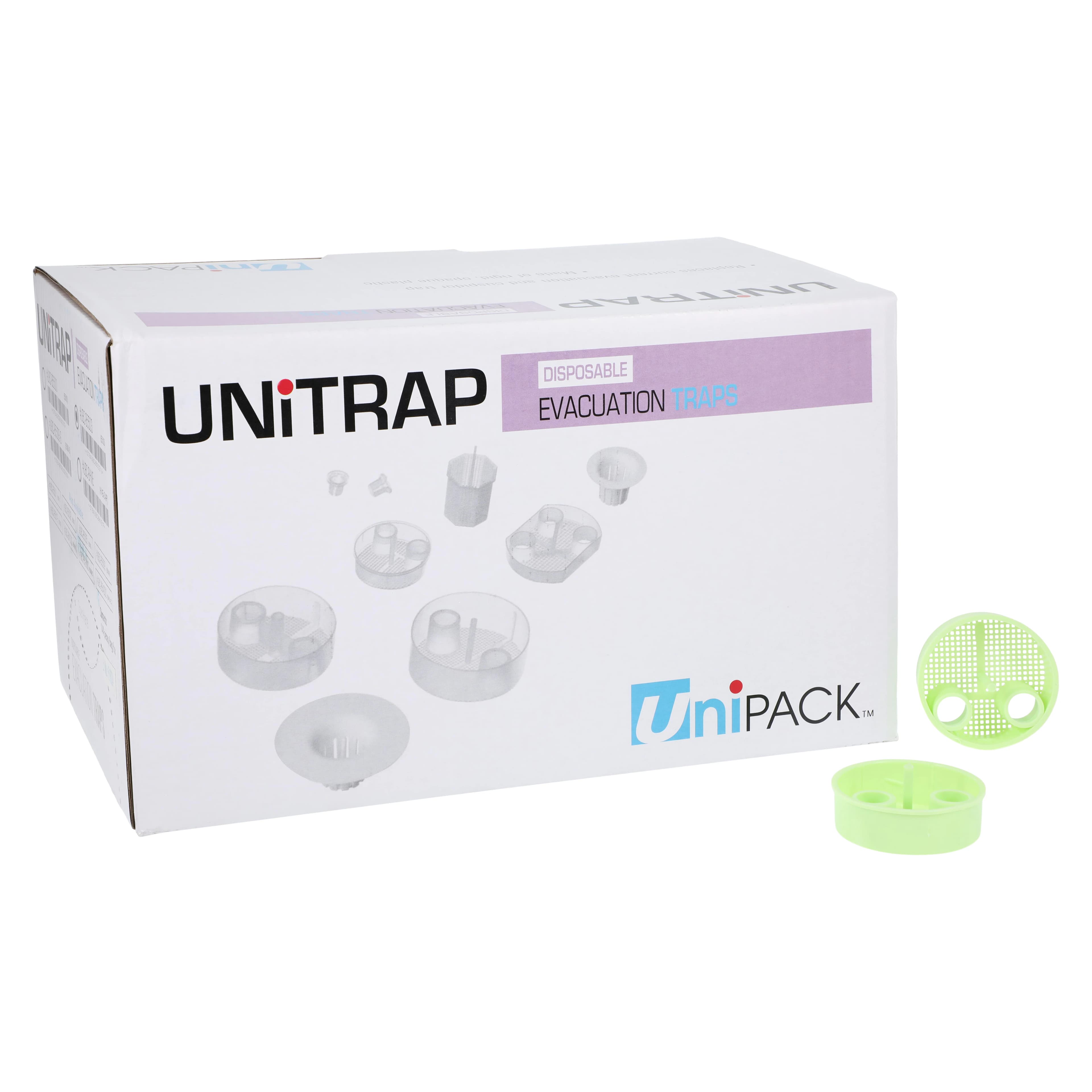 Unipack Evacuation Trap #5503 Style, 144/Box - UNIPACK EVACUATION TRAP #5503 STYLE 144/BX - Image 1
