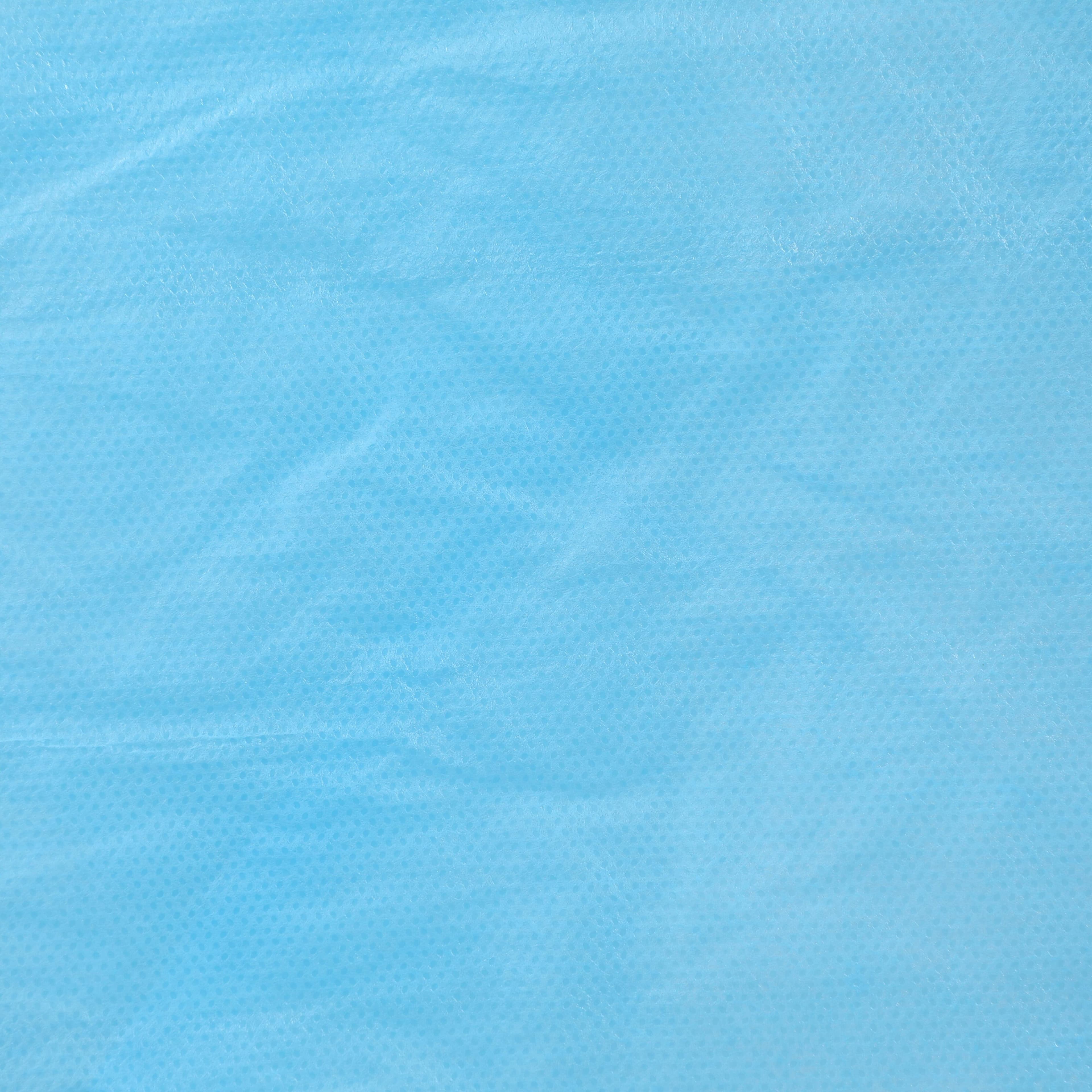 Dukal Impervious Isolation Gown, Spunbond Polypropylene/Polyethylene Coated, Universal Size, Blue, Non-Sterile, Elastic Cuff, 10/Bag, 303BL thumbnail 6