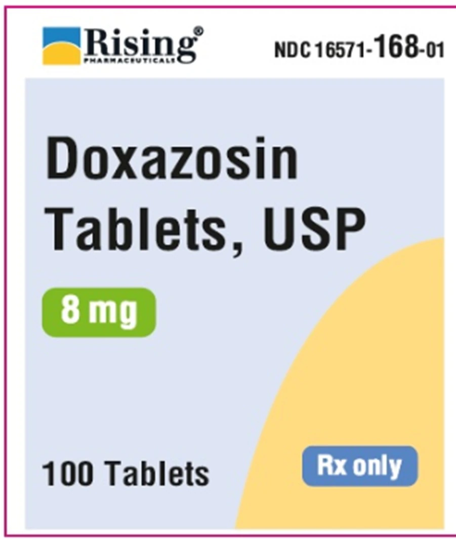 Doxazosin Mesylate Tablets, 8mg, 100/Bottle - Doxazosin Mesylate Tablets - Image 1