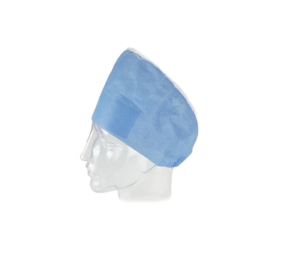 Aspen Surgical Precept Skull Cap, Universal, Blue, Non-Sterile, Single Use, Latex-Free, 125/Case - Cap Skull Universal SMS - Image 1