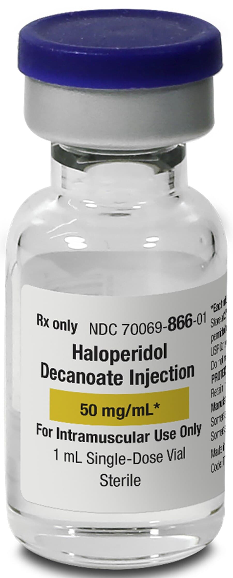 Haloperidol Decanoate Injection, 50mg/mL, SDV 1mL Each - Haloperidol Dec Inj SDV 1mL - Image 1