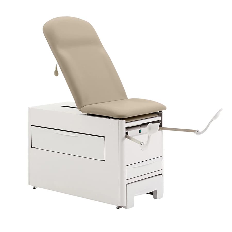 Brewer Access1000 Exam Table, Clamshell Design, 500 lb Capacity, No Receipt - Access1000 Table PT No Recpt - Image 1