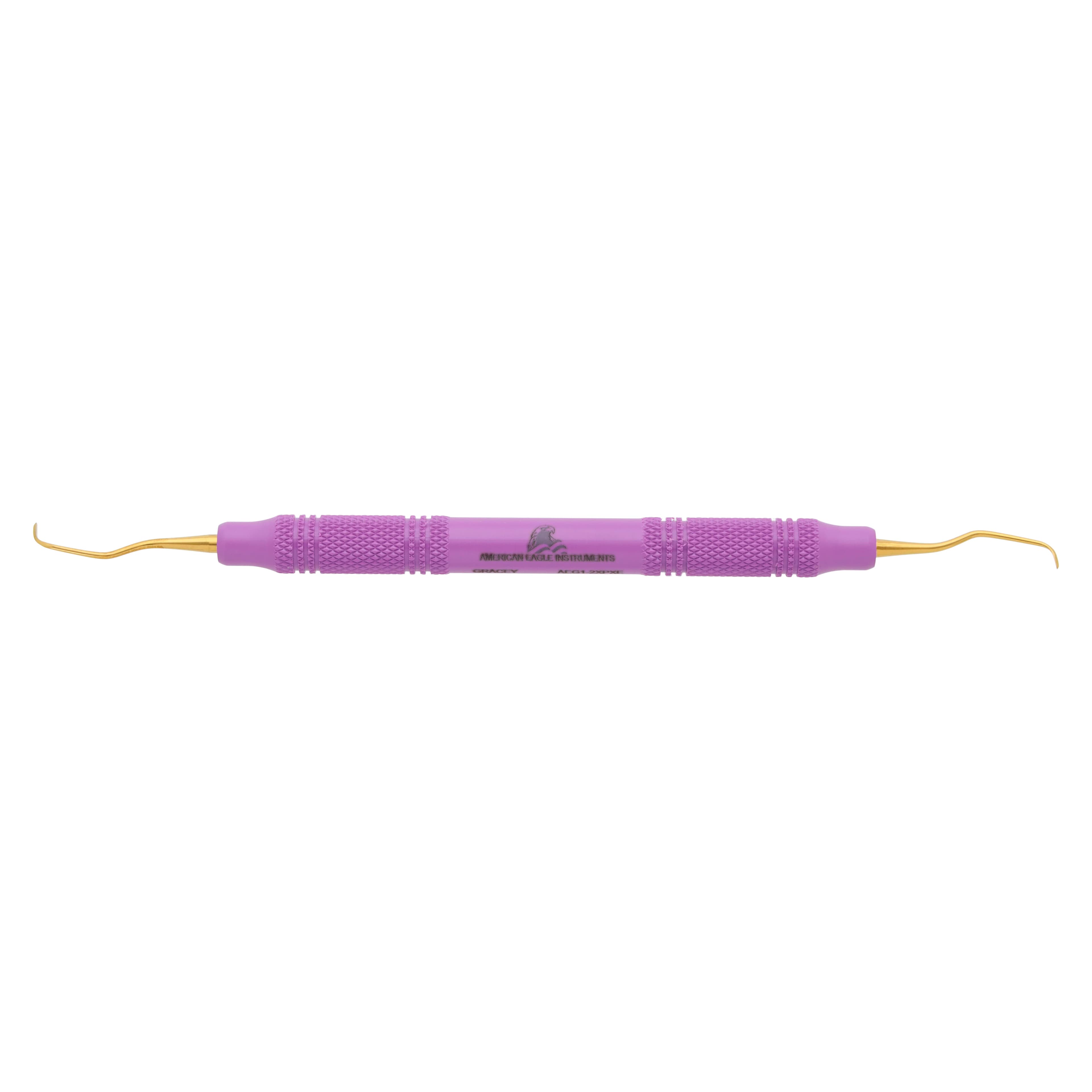 American Eagle Instruments Gracey 1-2 XP Squared Technology Curette, Purple EagleLite Resin Handle, Anterior, Standard Blade, AEG1-2XPX thumbnail 7