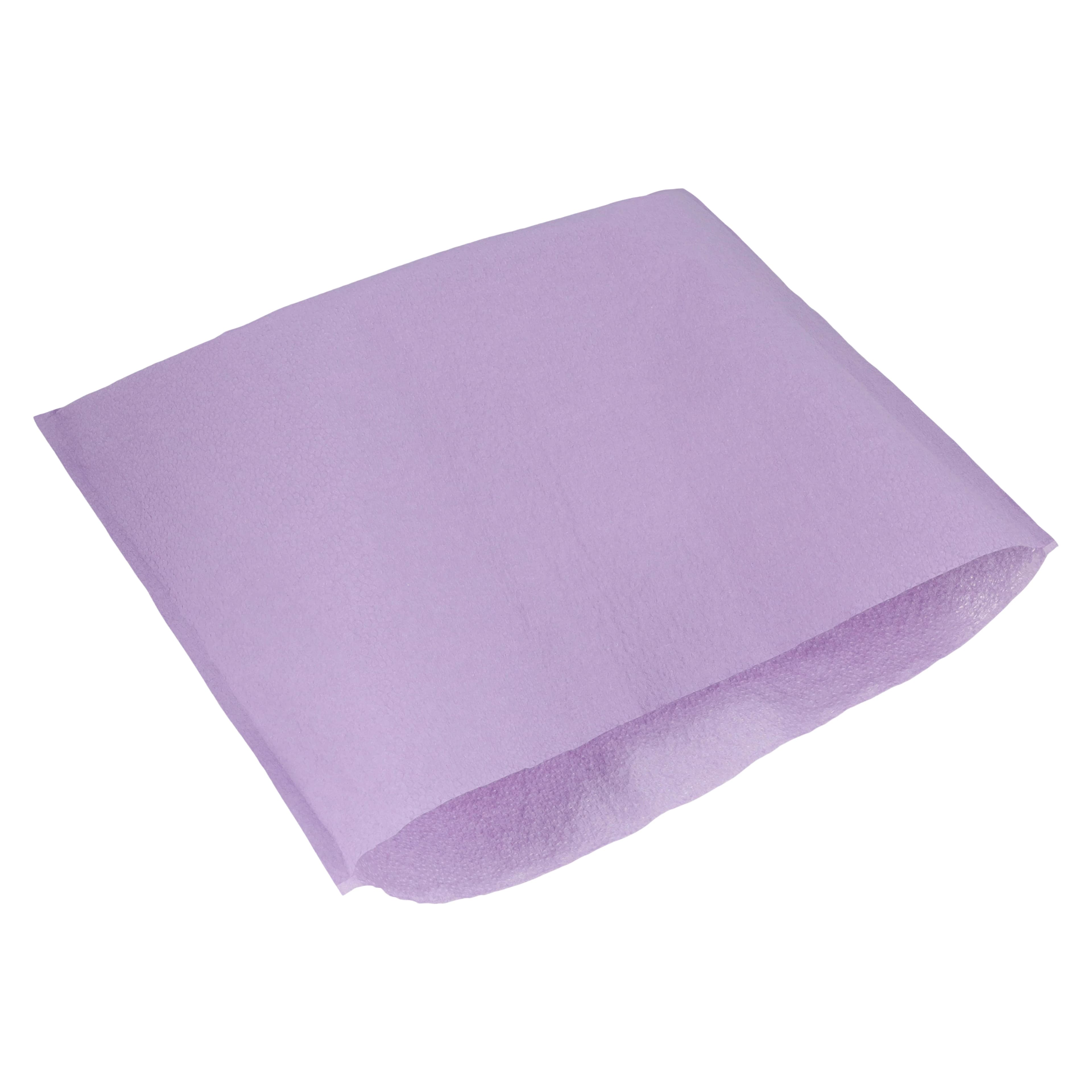 UNiPACK Headrest Covers, Paper/Poly, Lavender, 10" x 13", Non-Sterile, 500/Case thumbnail 2