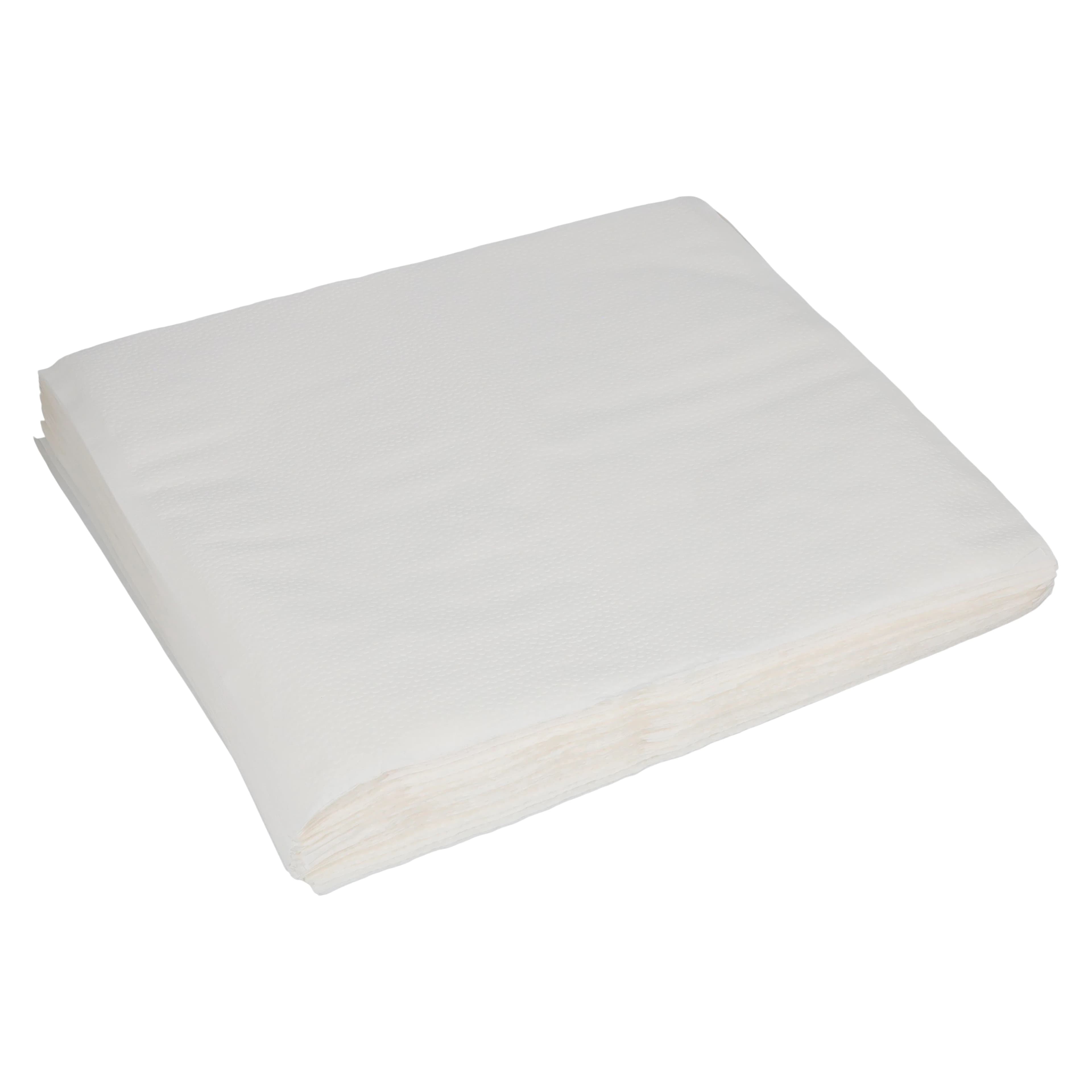UNiPACK Headrest Covers, Paper/Poly, 10" x 10", White, Non-Sterile, 500/Case - Headrest Covers 10" x 10" - Image 1