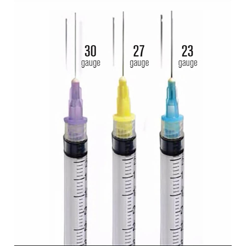 Unipack Notched Irrigating Needle Tips, 30 Gauge, Luer Lock, Purple, 100/Box thumbnail 2